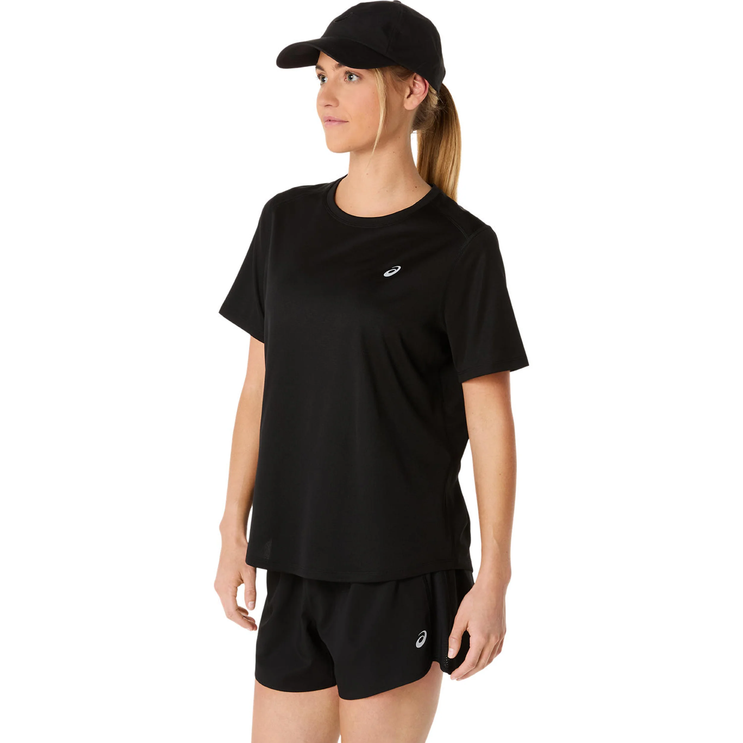 Core Laufshirt Damen-schwarz - Image 6