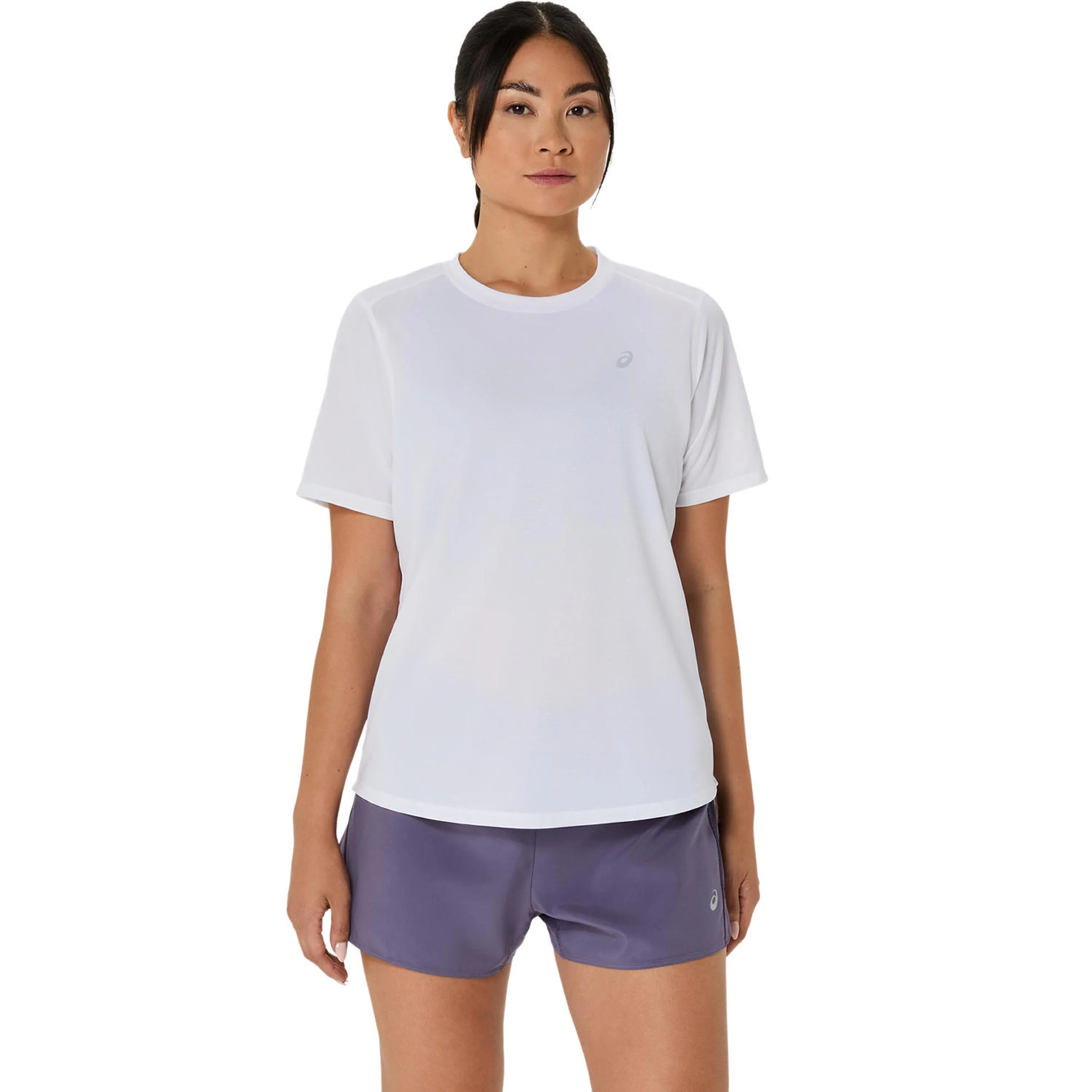 Core Laufshirt Damen-weiß