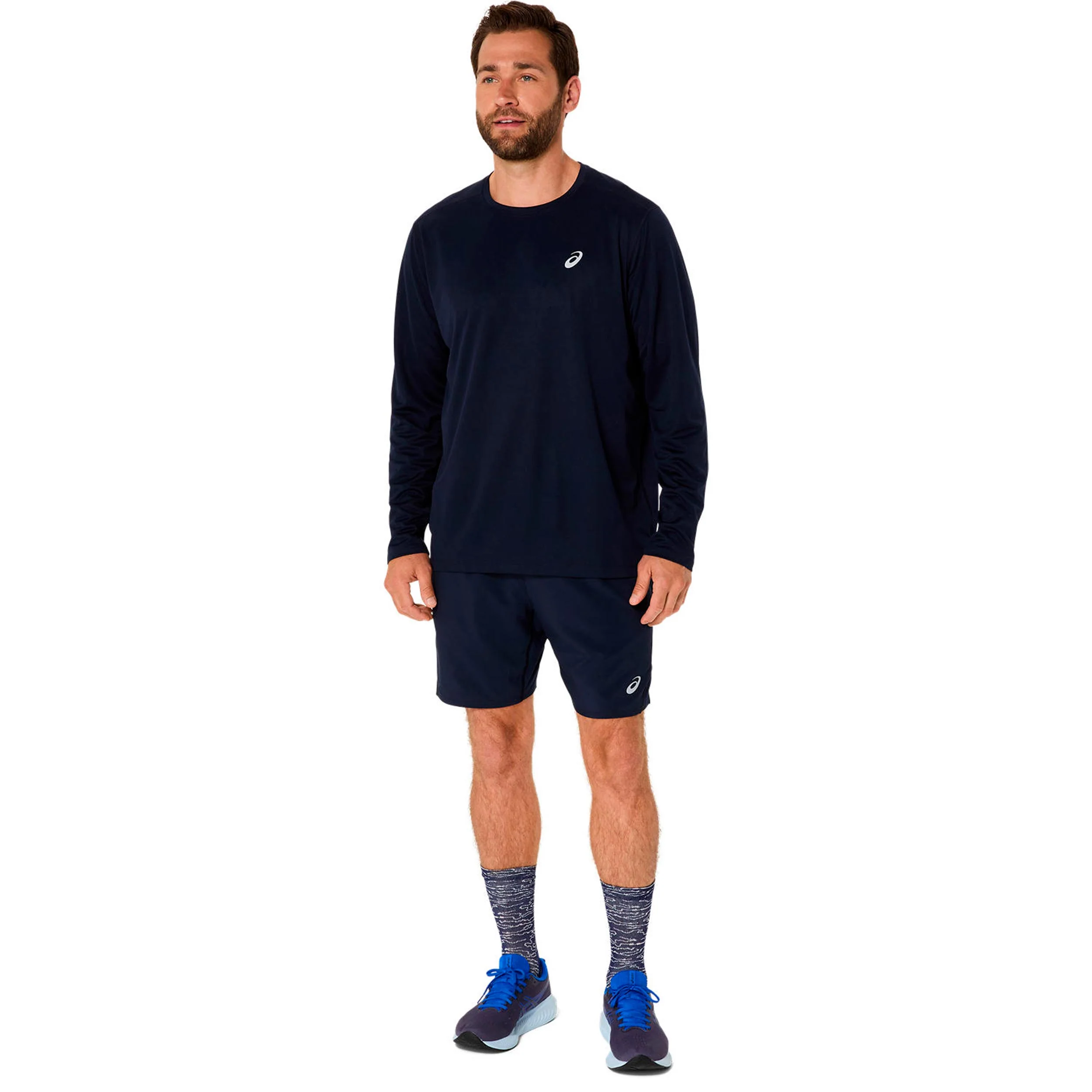 Core Laufshirt Herren-blau - Image 6