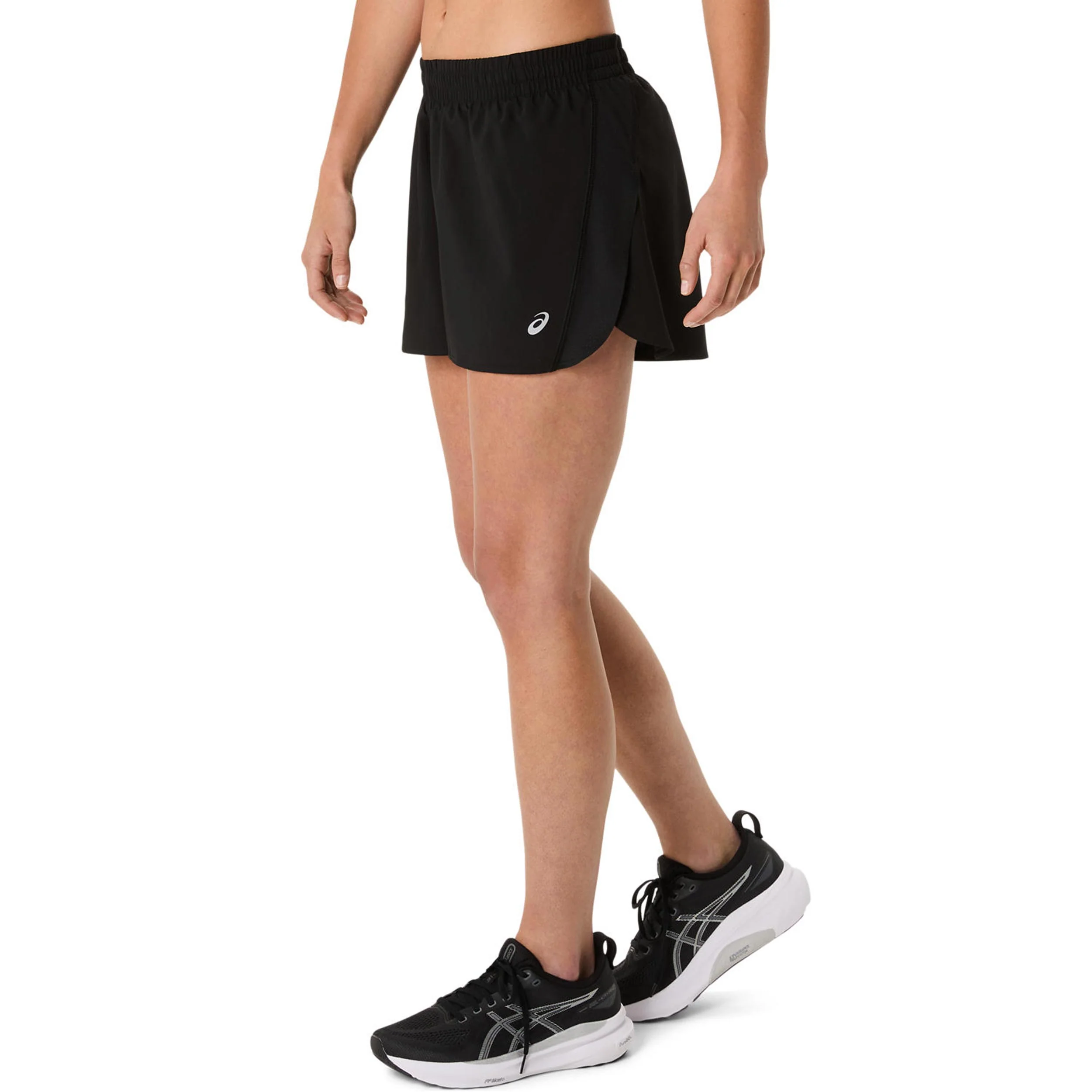 Core Split Laufshorts Damen-Schwarz - Image 3