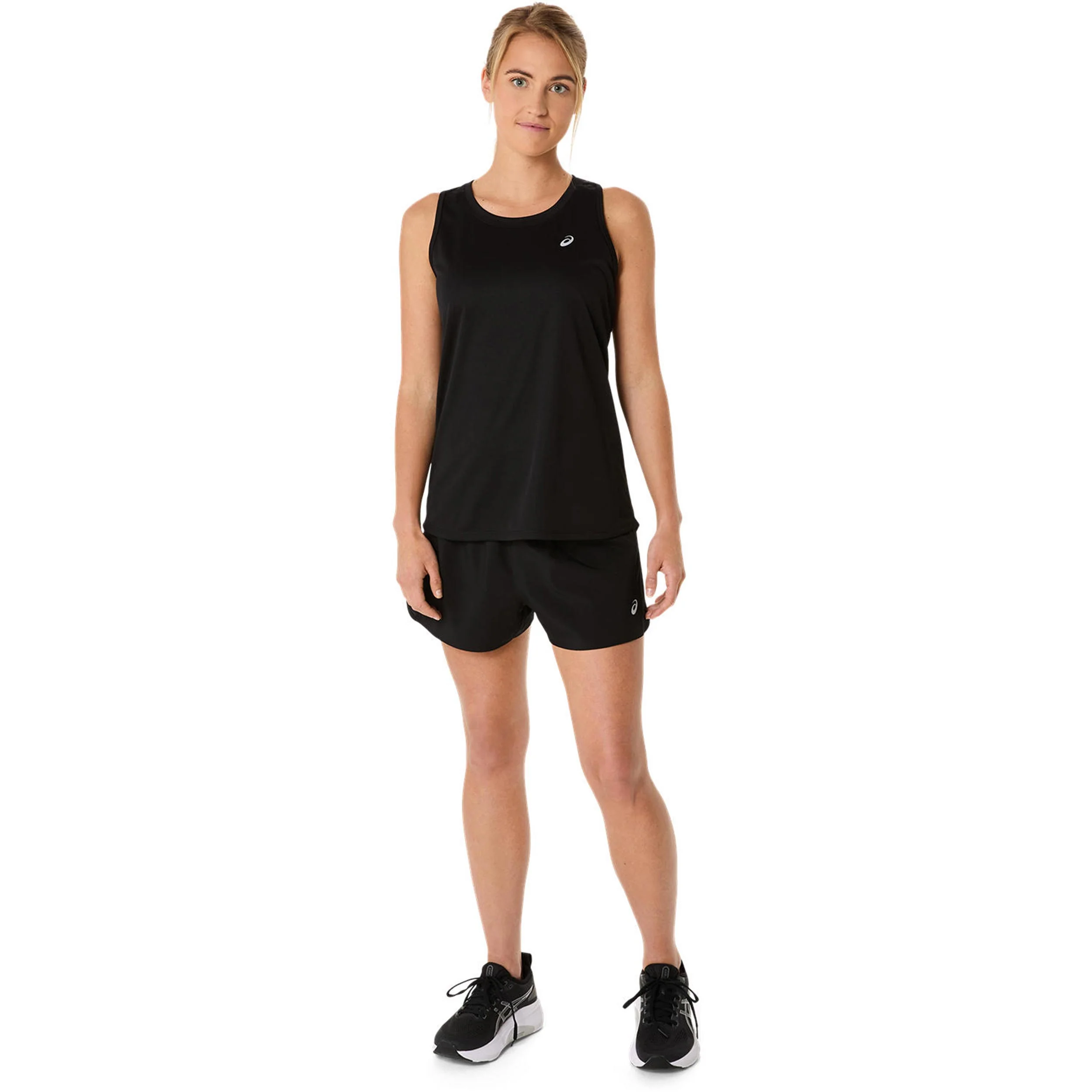 Core Split Laufshorts Damen-Schwarz - Image 6