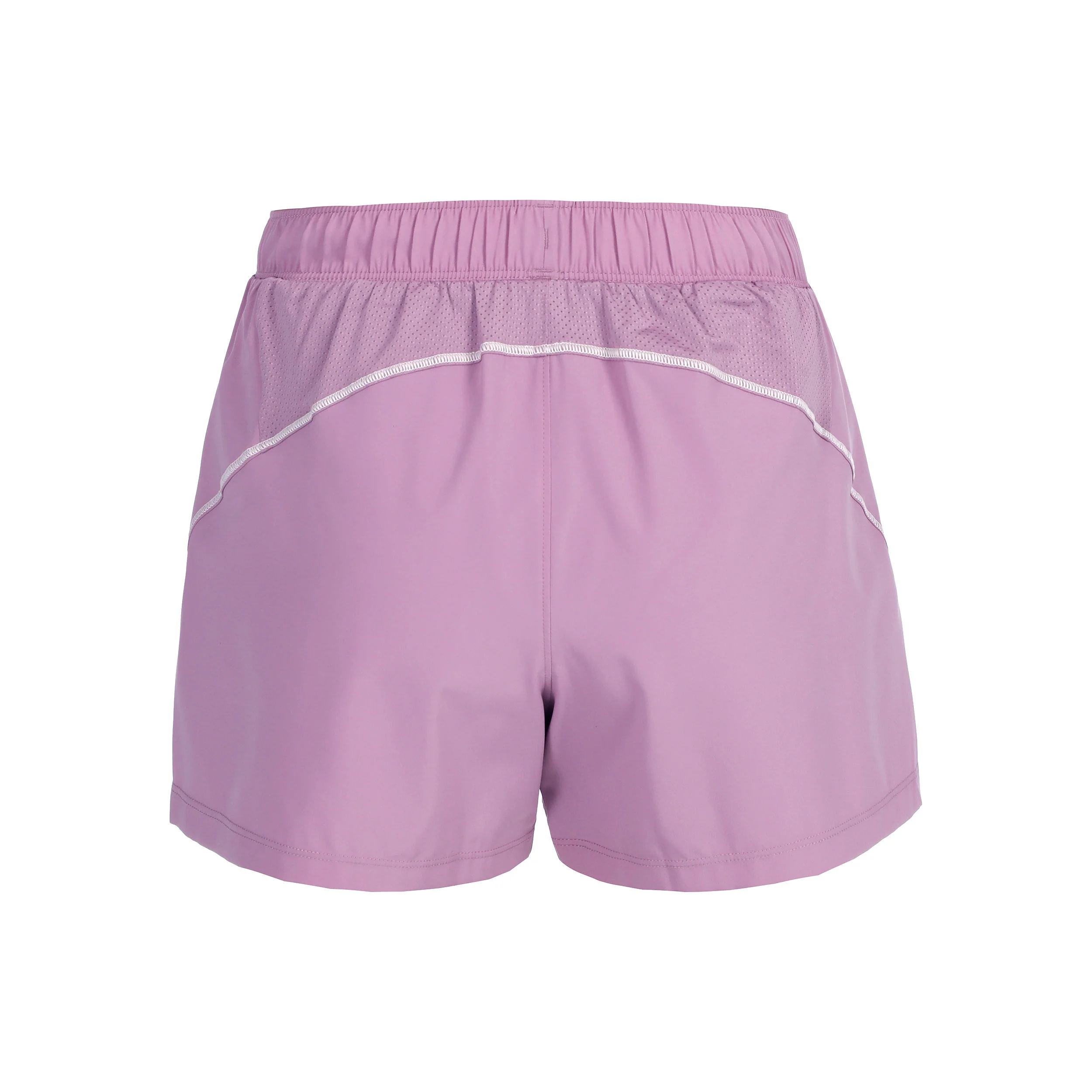 Court 2in1 Ballshorts Damen-Lila,Weiß - Image 2