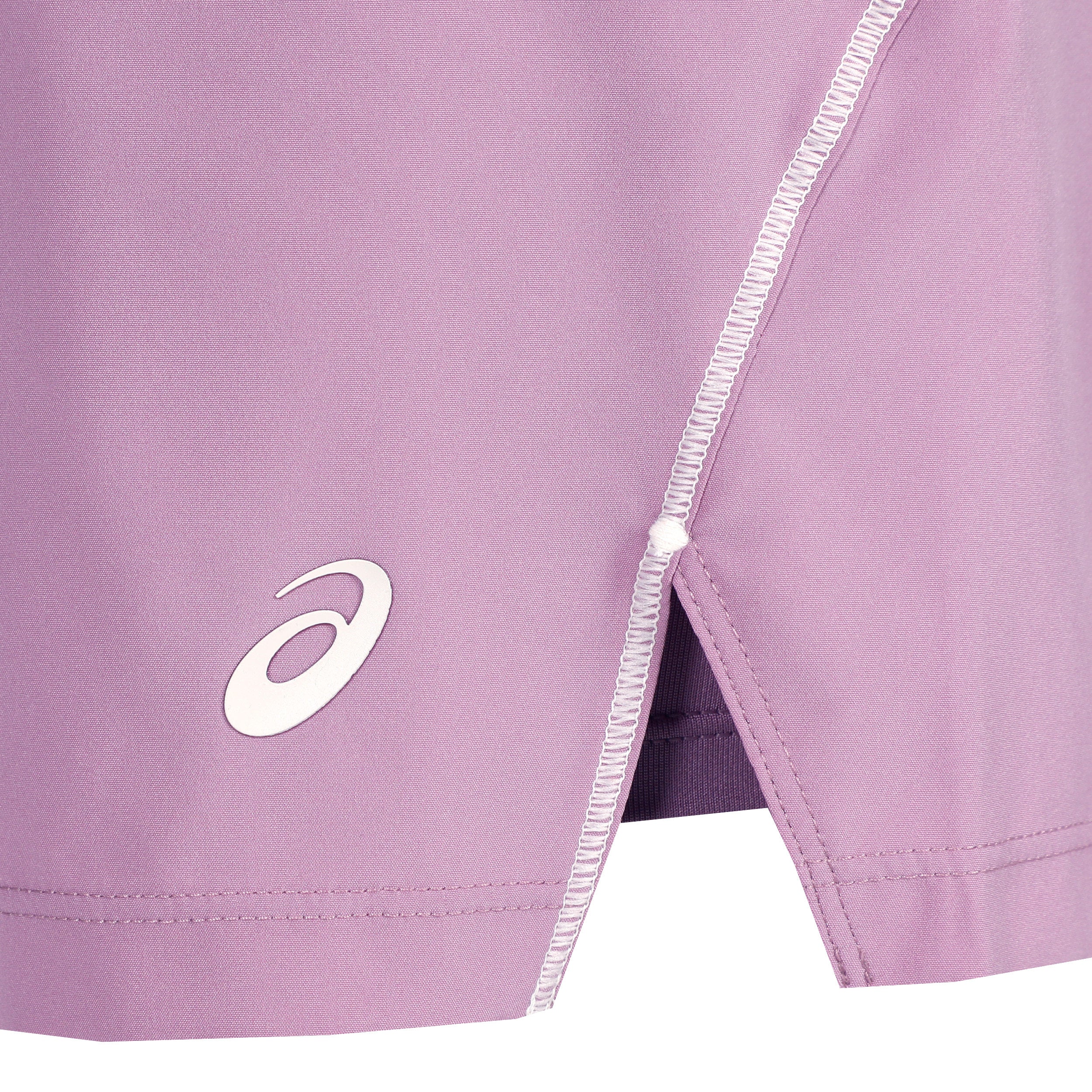 Court 2in1 Ballshorts Damen-Lila,Weiß - Image 3