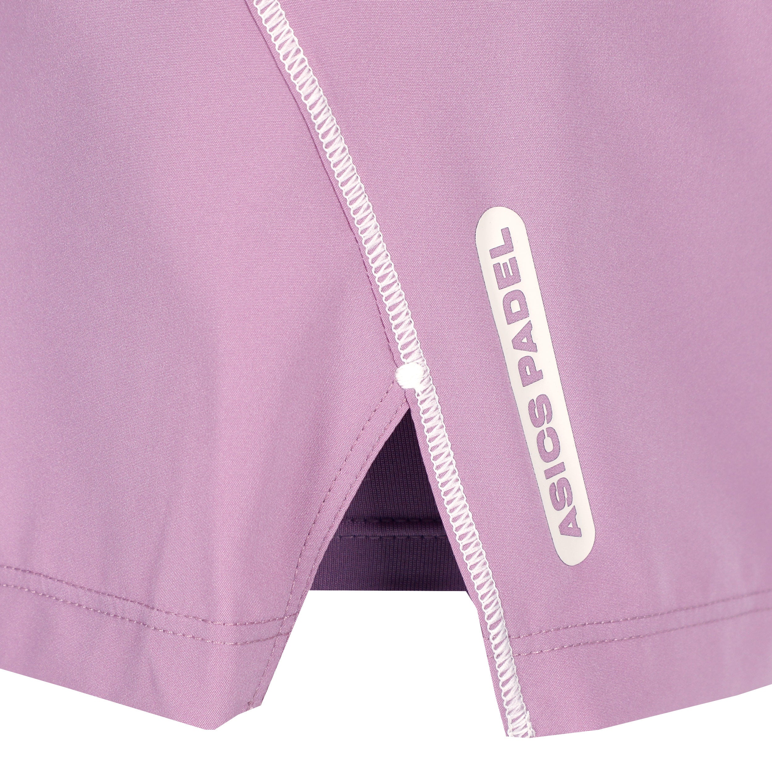 Court 2in1 Ballshorts Damen-Lila,Weiß - Image 4