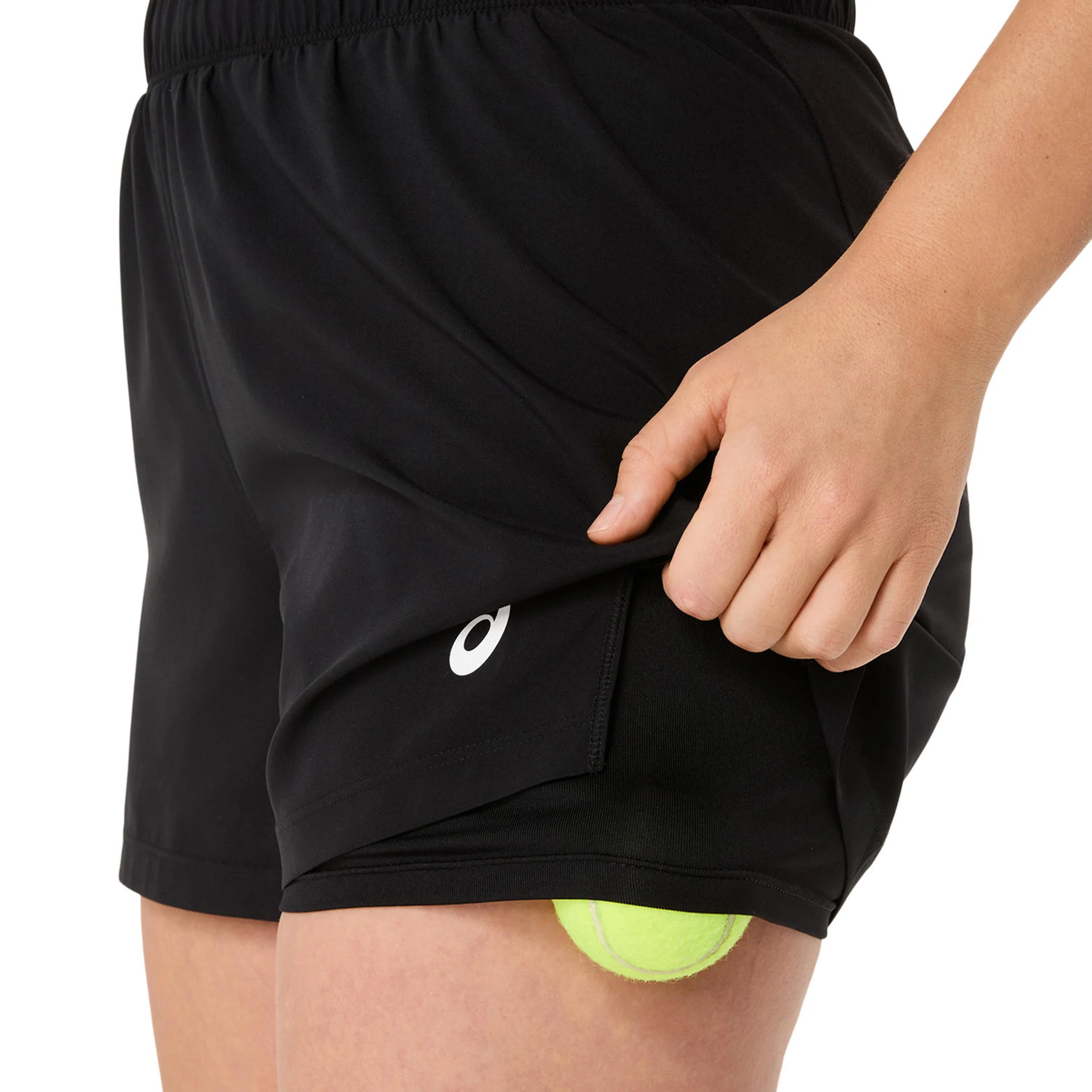 Court 2in1 Shorts Damen - schwarz - Image 11