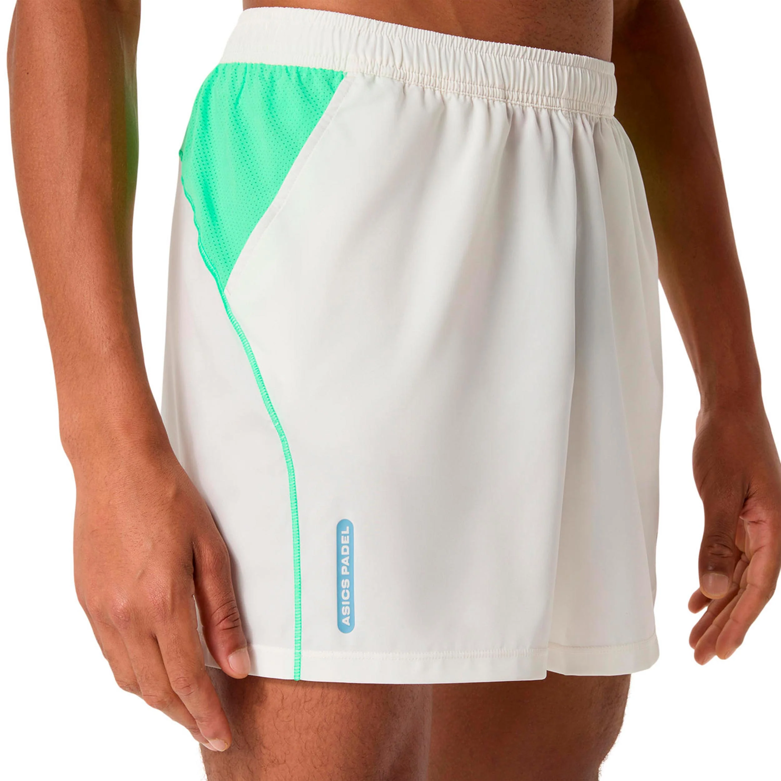 Court 7in Shorts Herren - creme, grün - Image 4