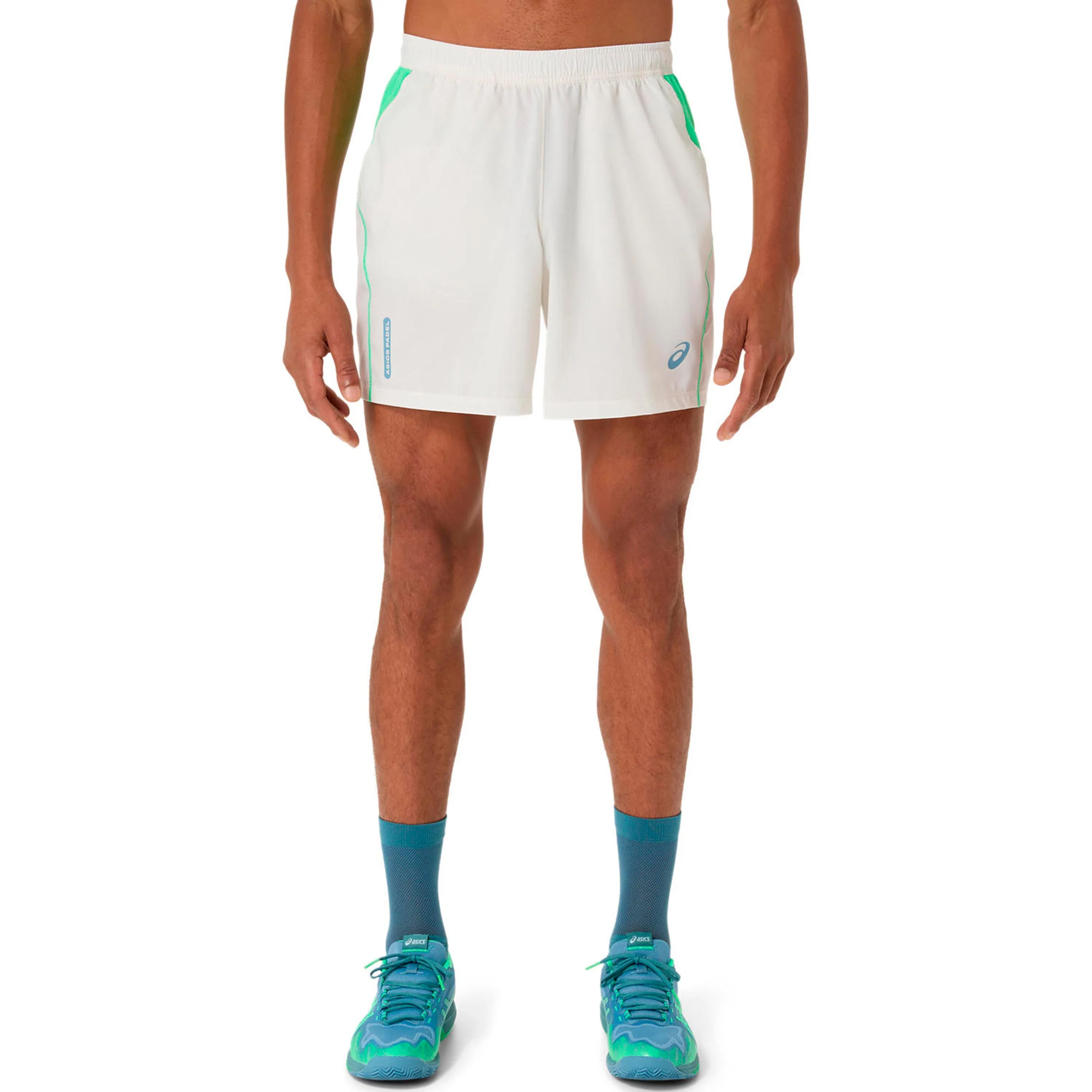 Court 7in Shorts Herren - creme, grün - Image 7