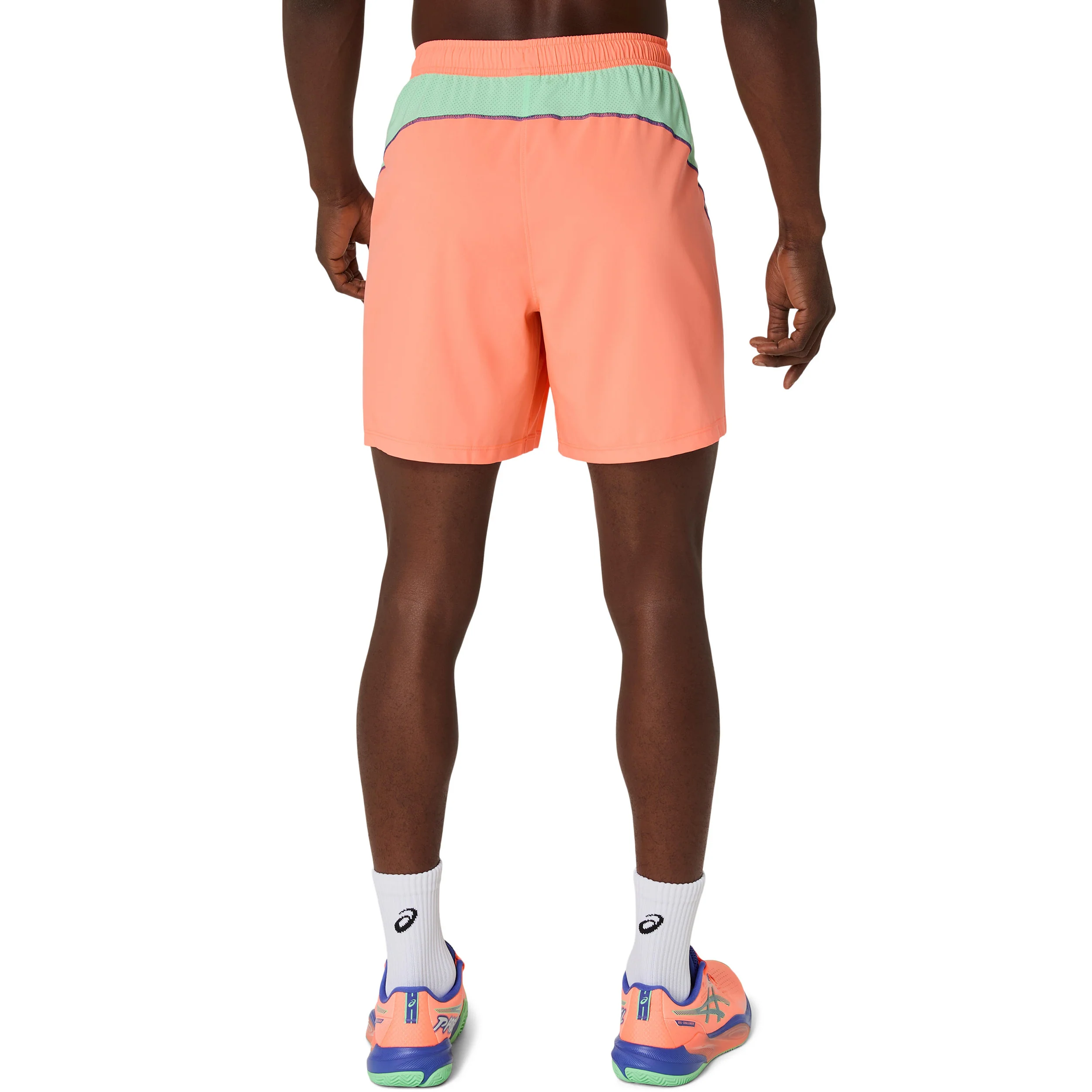 Court 7in Shorts Herren-Koralle - Image 2