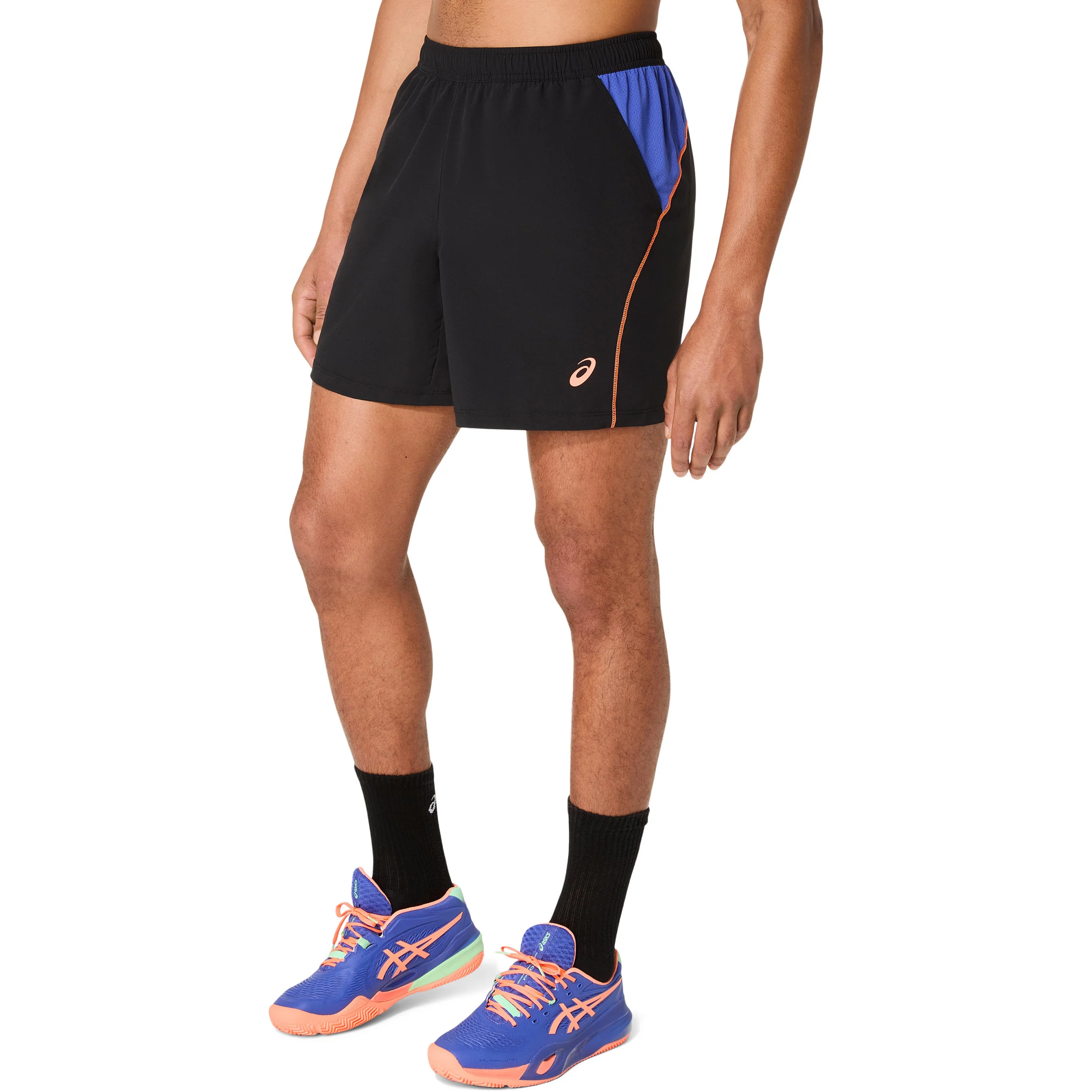 Court 7in Shorts Herren-Schwarz - Image 3