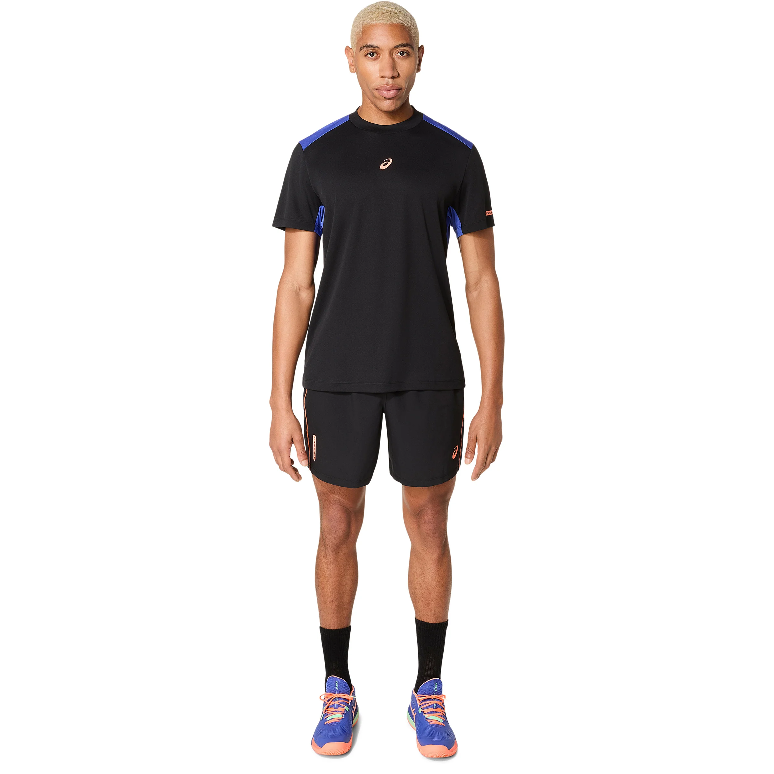 Court 7in Shorts Herren-Schwarz - Image 5