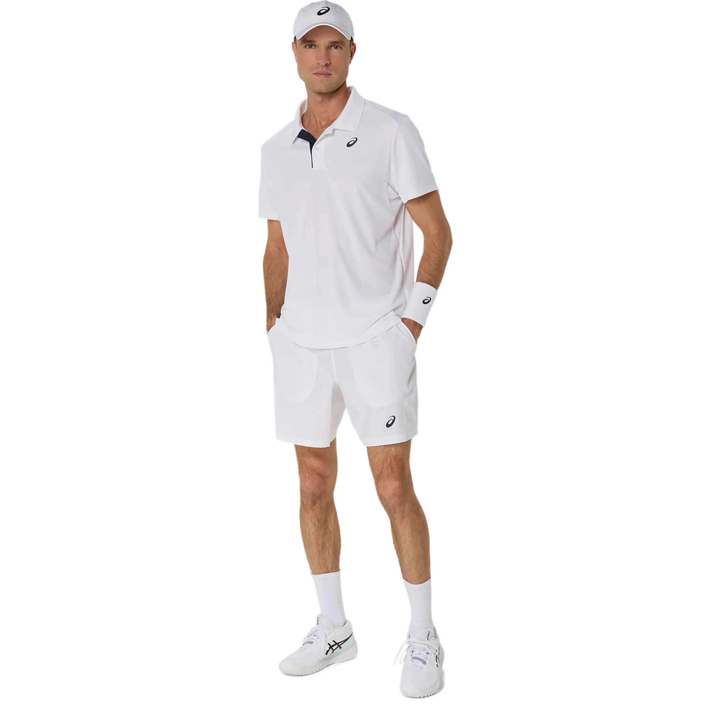 Court 7in Shorts Herren-weiß - Image 11