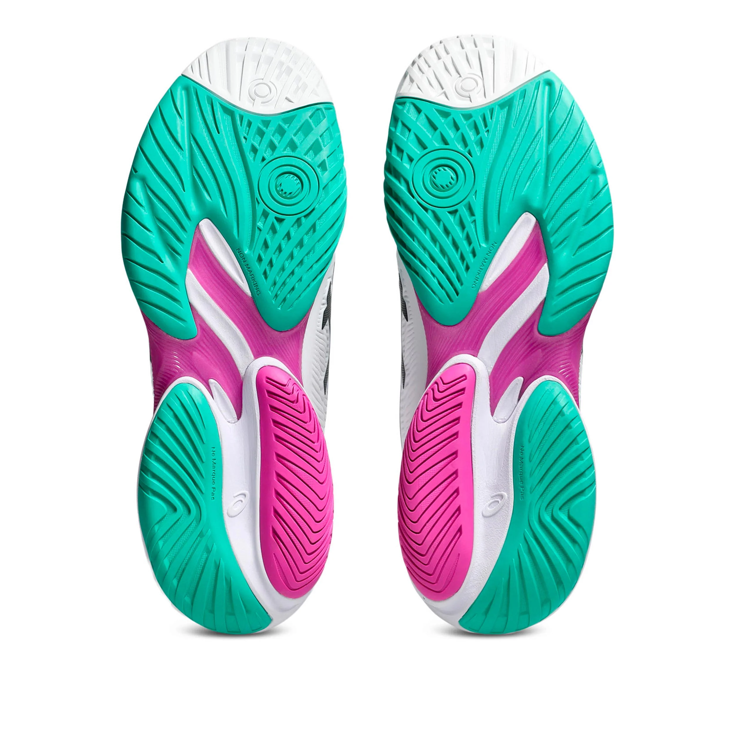 Court FF 3 Allcourtschuh Herren - weiß, pink - Image 4
