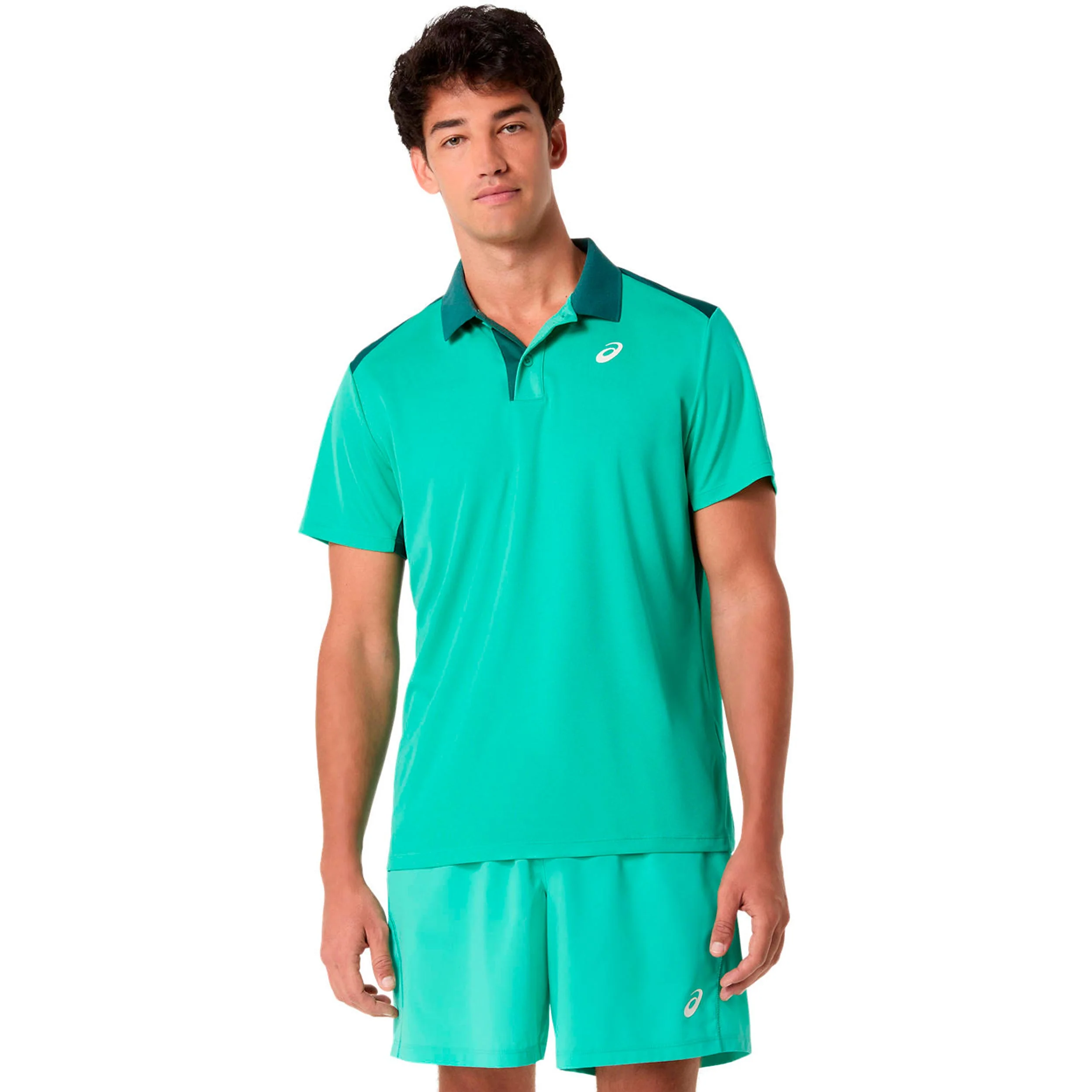 Court Polo Herren-grün - Image 2