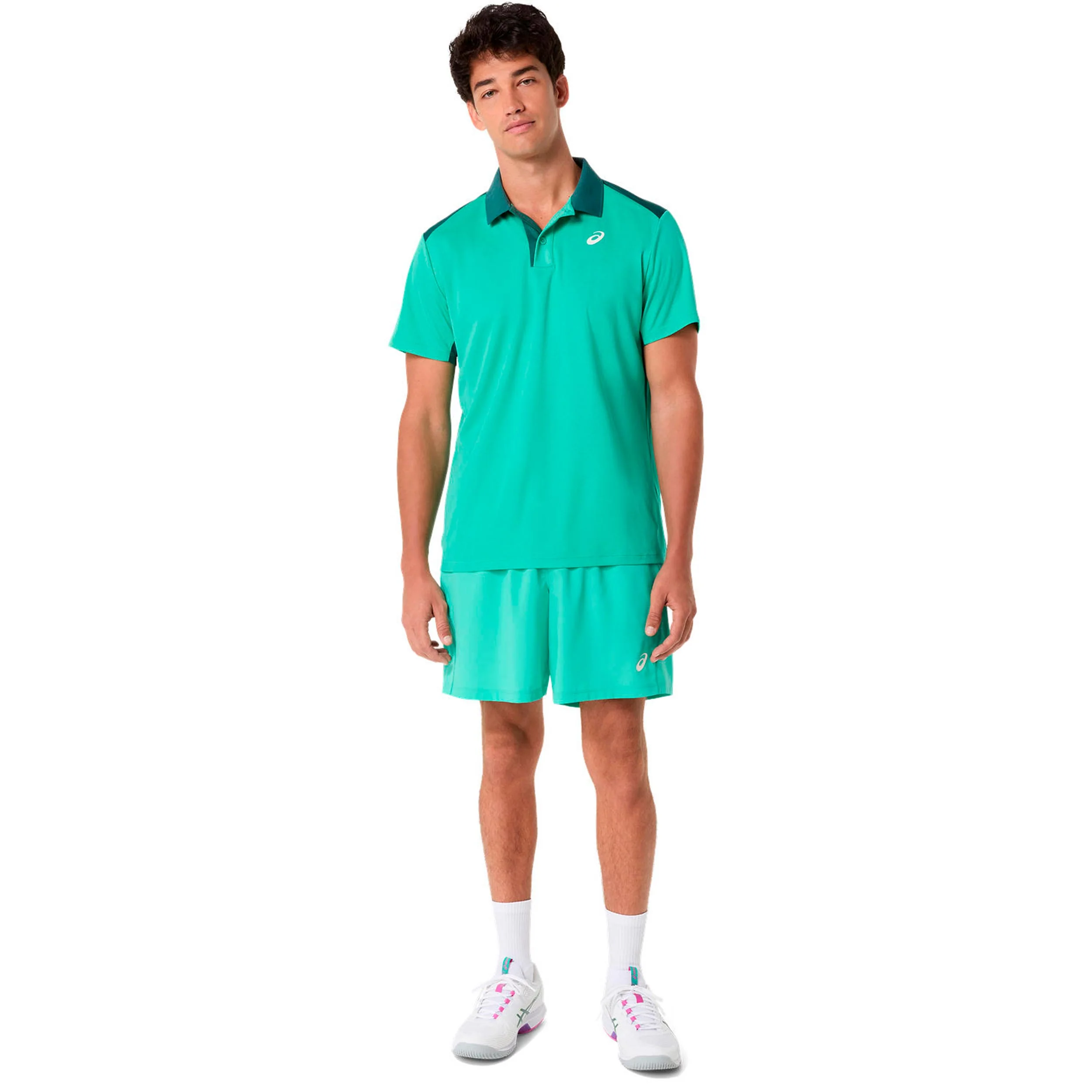 Court Polo Herren-grün - Image 5