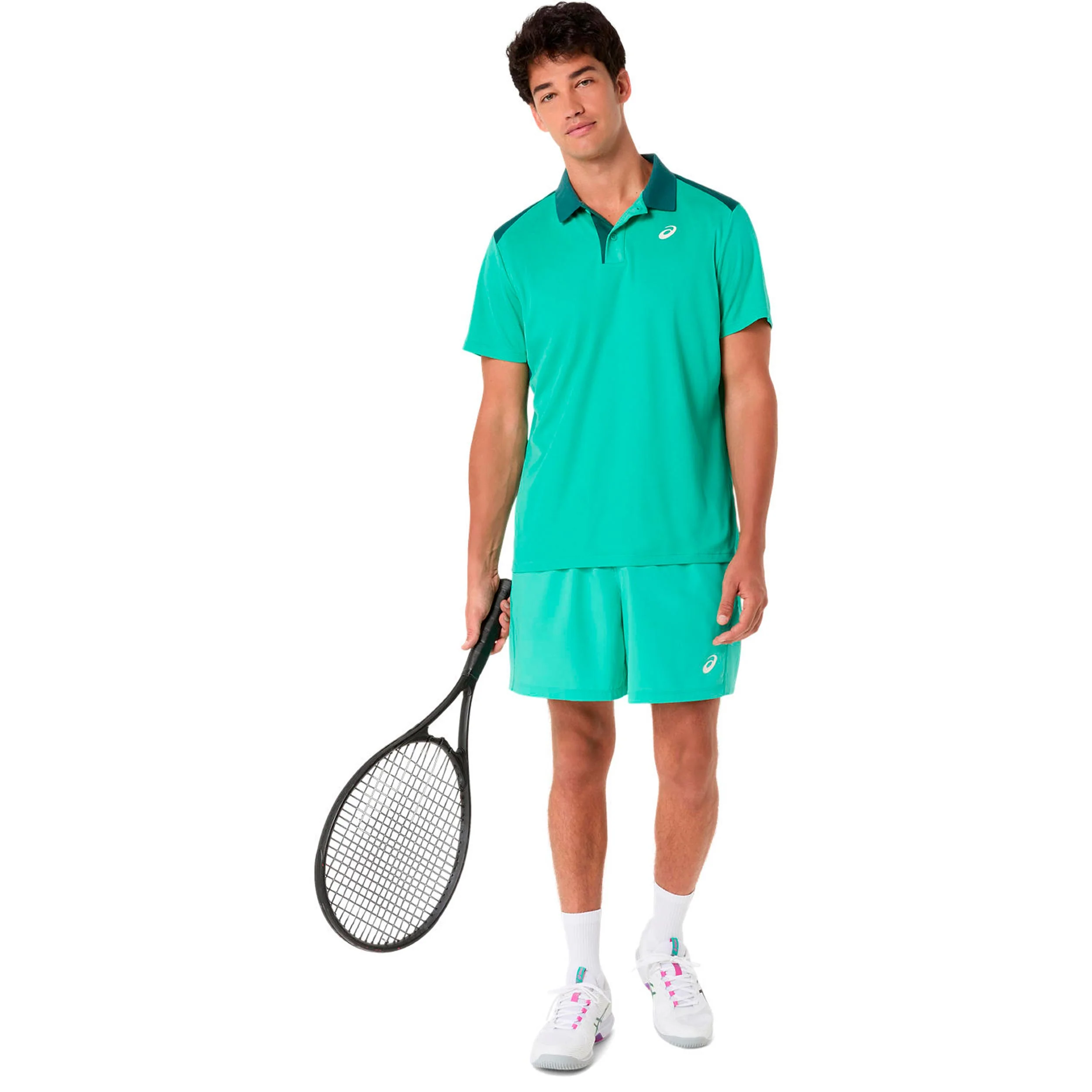 Court Polo Herren-grün - Image 6