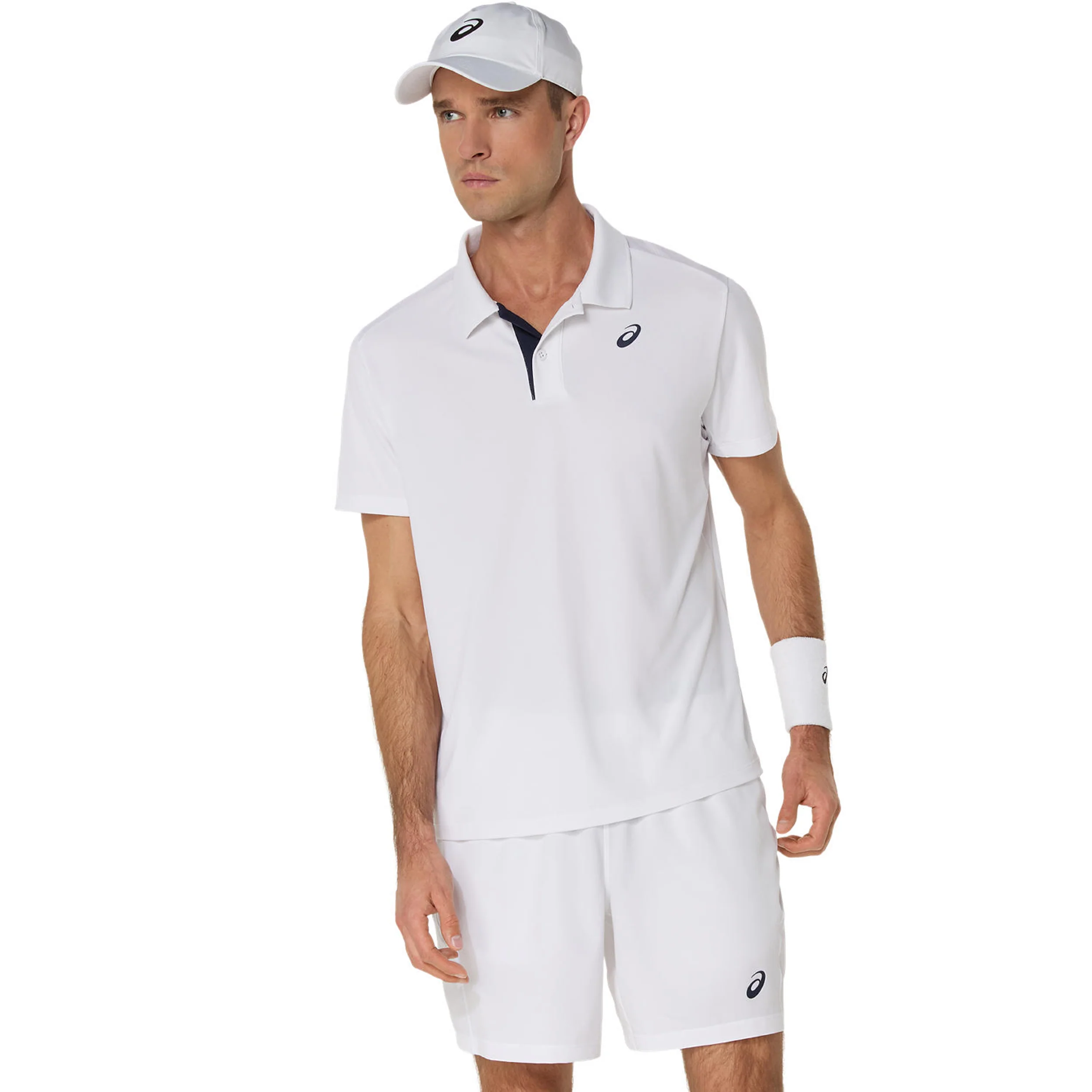 Court Polo Herren-weiß - Image 4