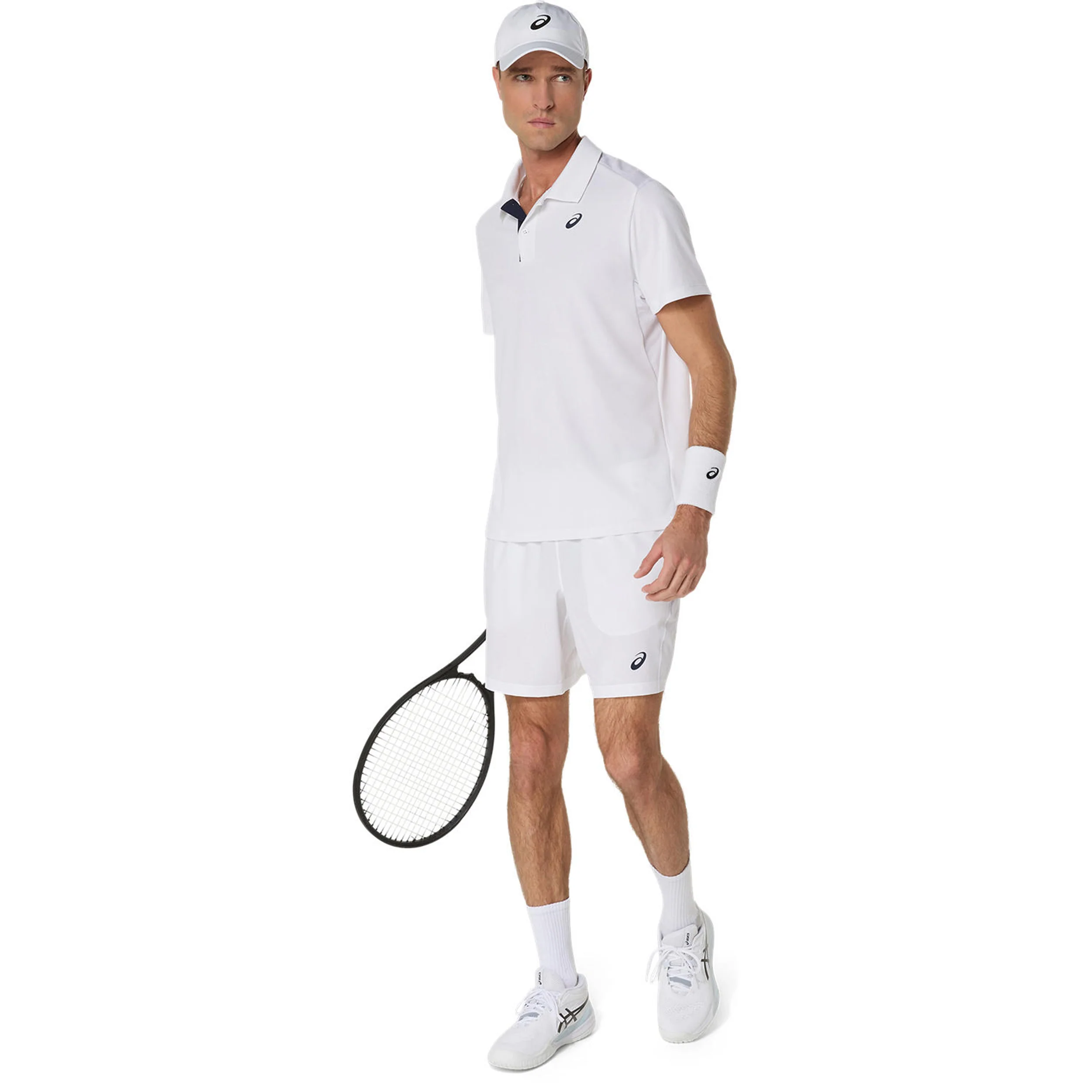 Court Polo Herren-weiß - Image 9