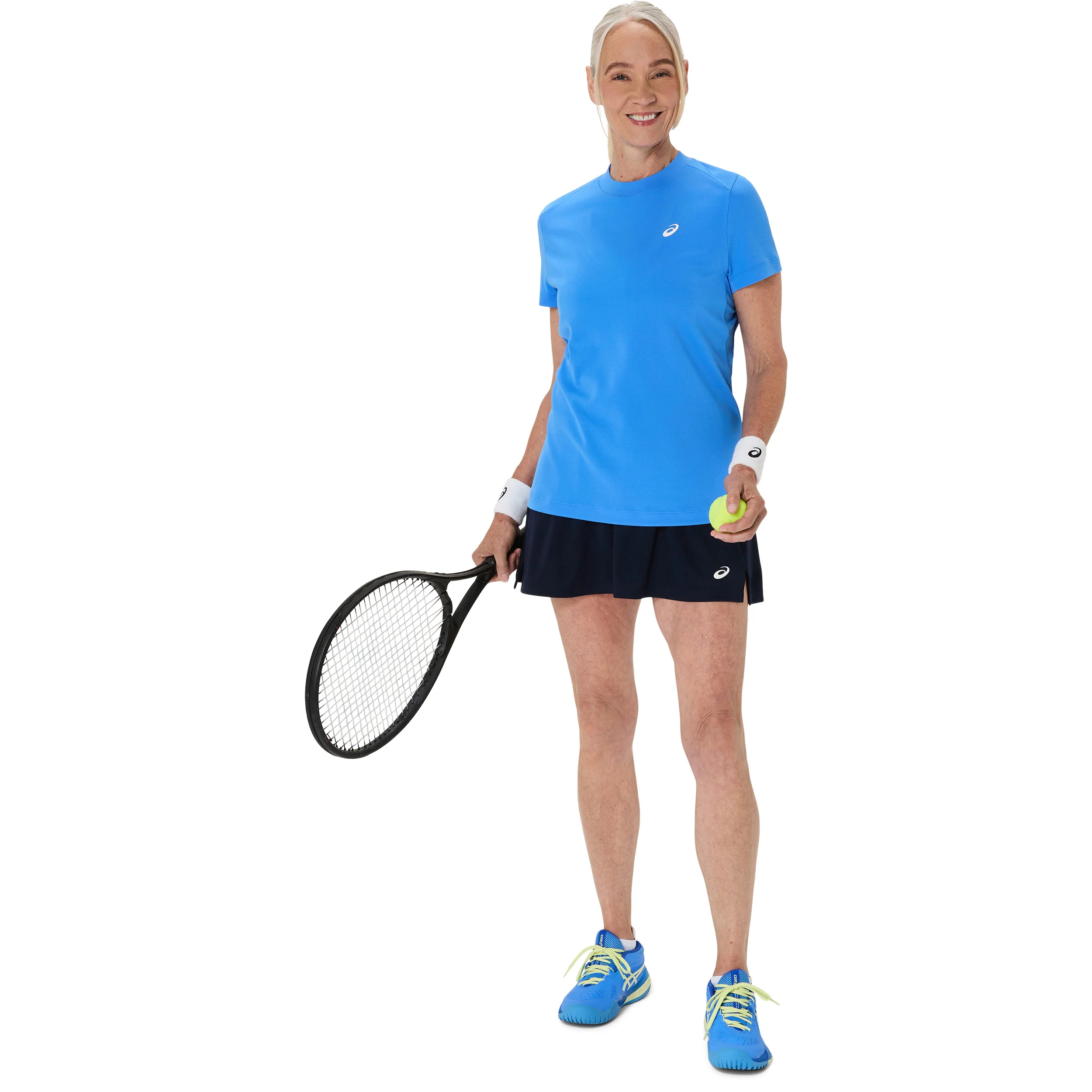 Court T-Shirt Damen - blau - Image 6