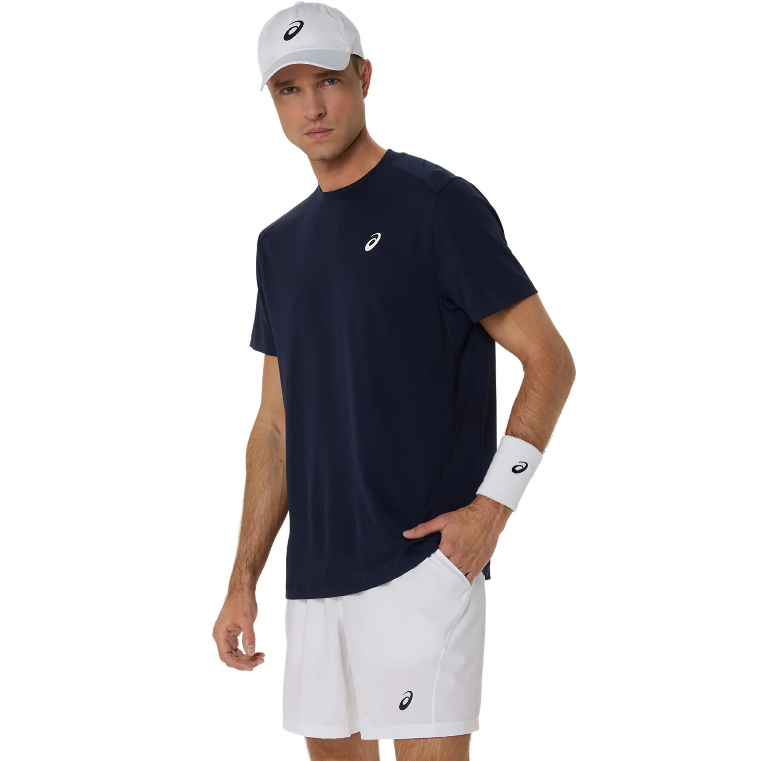 Court T-Shirt Herren-Dunkelblau - Image 6