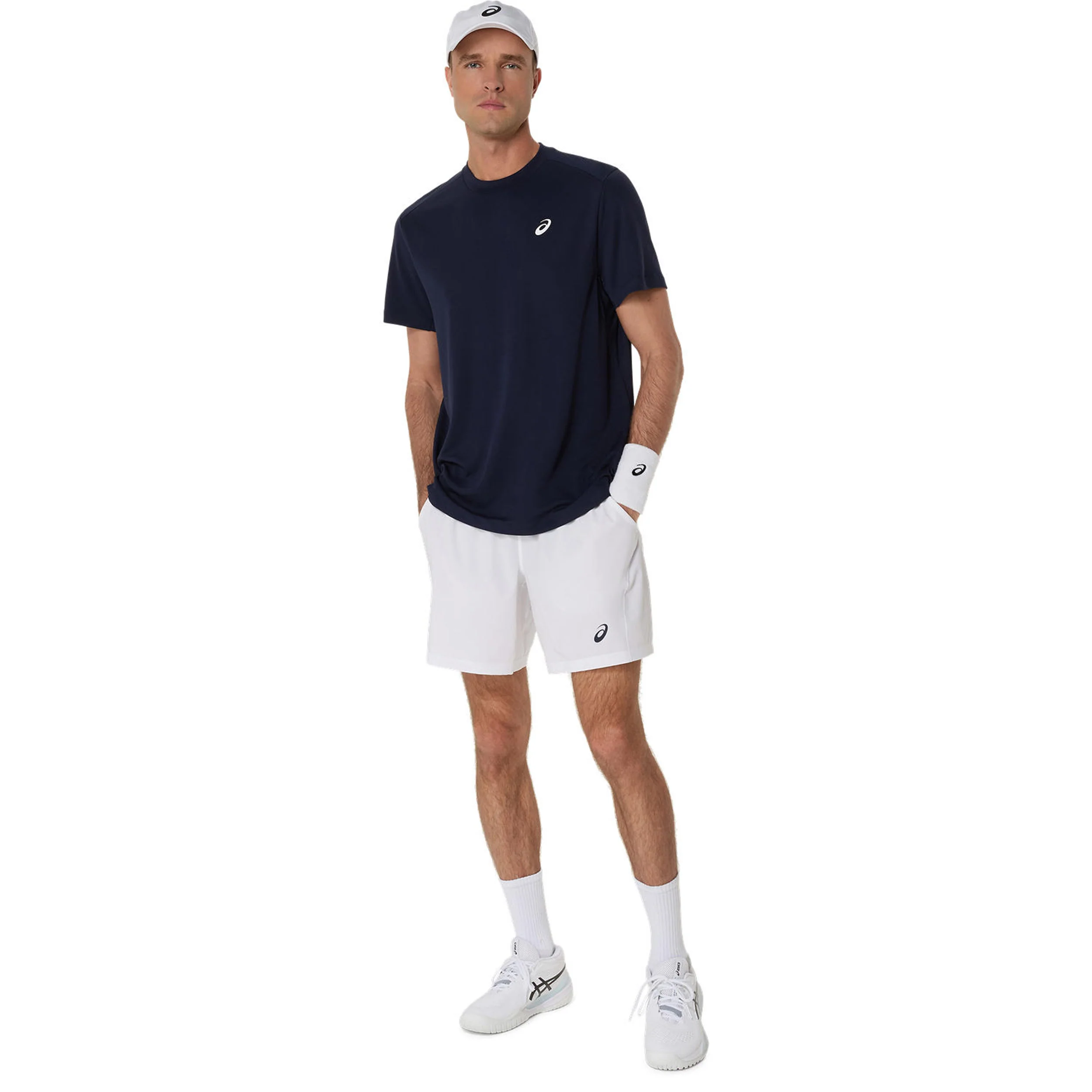 Court T-Shirt Herren-Dunkelblau - Image 9