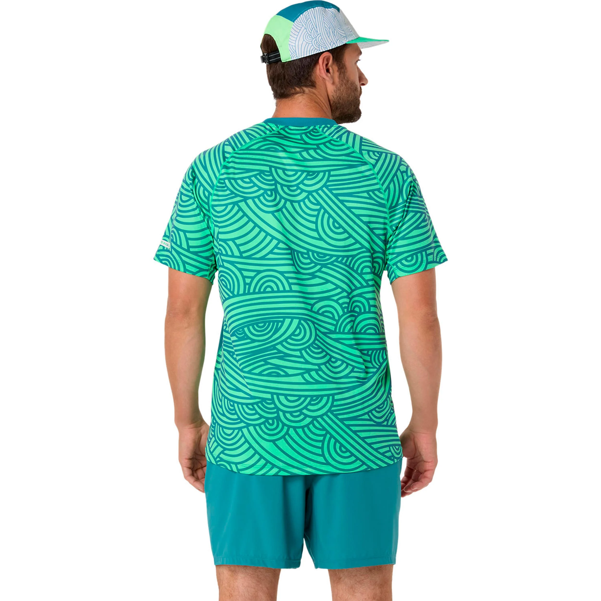 Court T-Shirt Herren - dunkelgrün, hellgrün - Image 3
