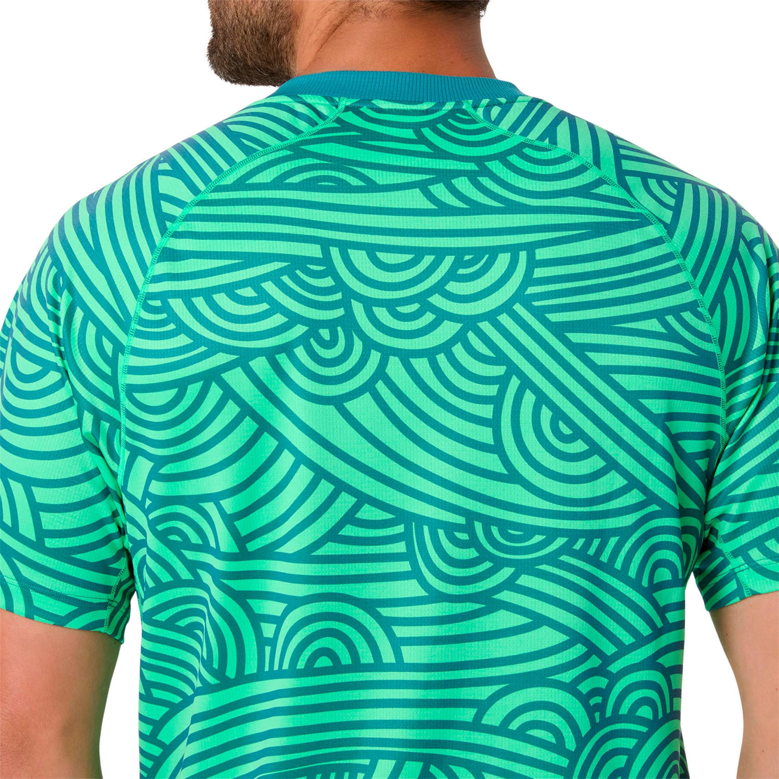 Court T-Shirt Herren - dunkelgrün, hellgrün - Image 5