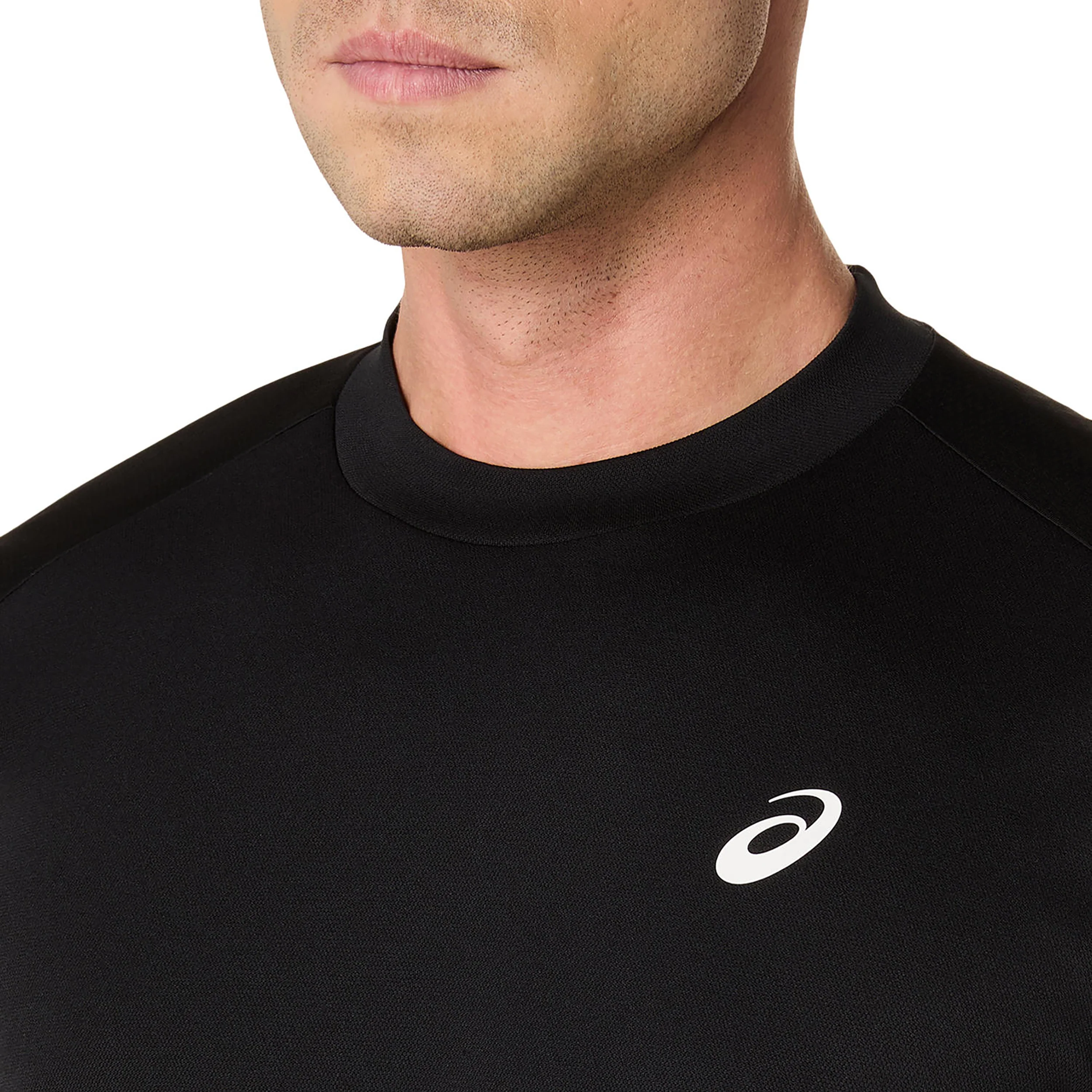 Court T-Shirt Herren-Schwarz - Image 4