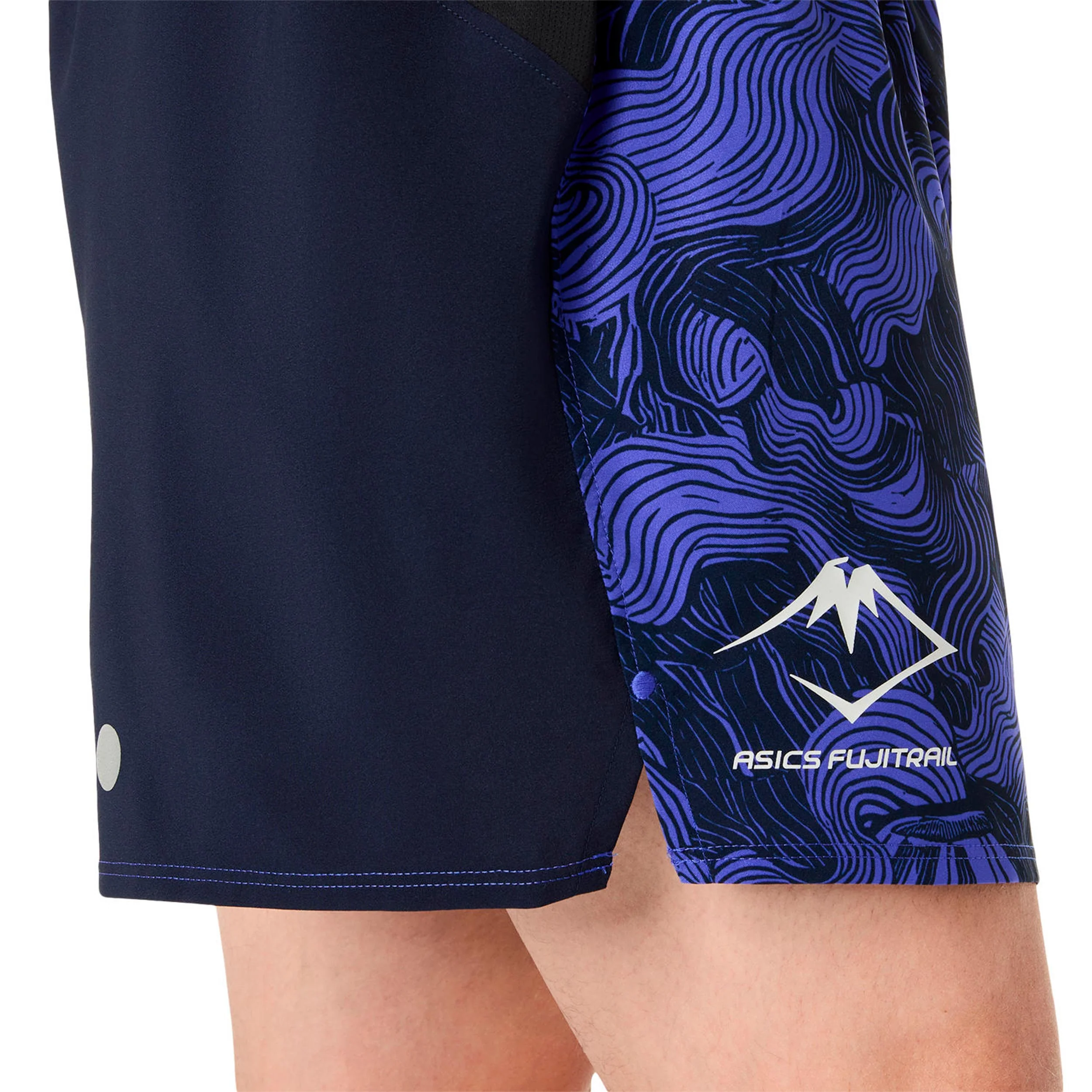Fujitrail AOP 5in Laufshorts Herren-dunkelblau, blau - Image 5