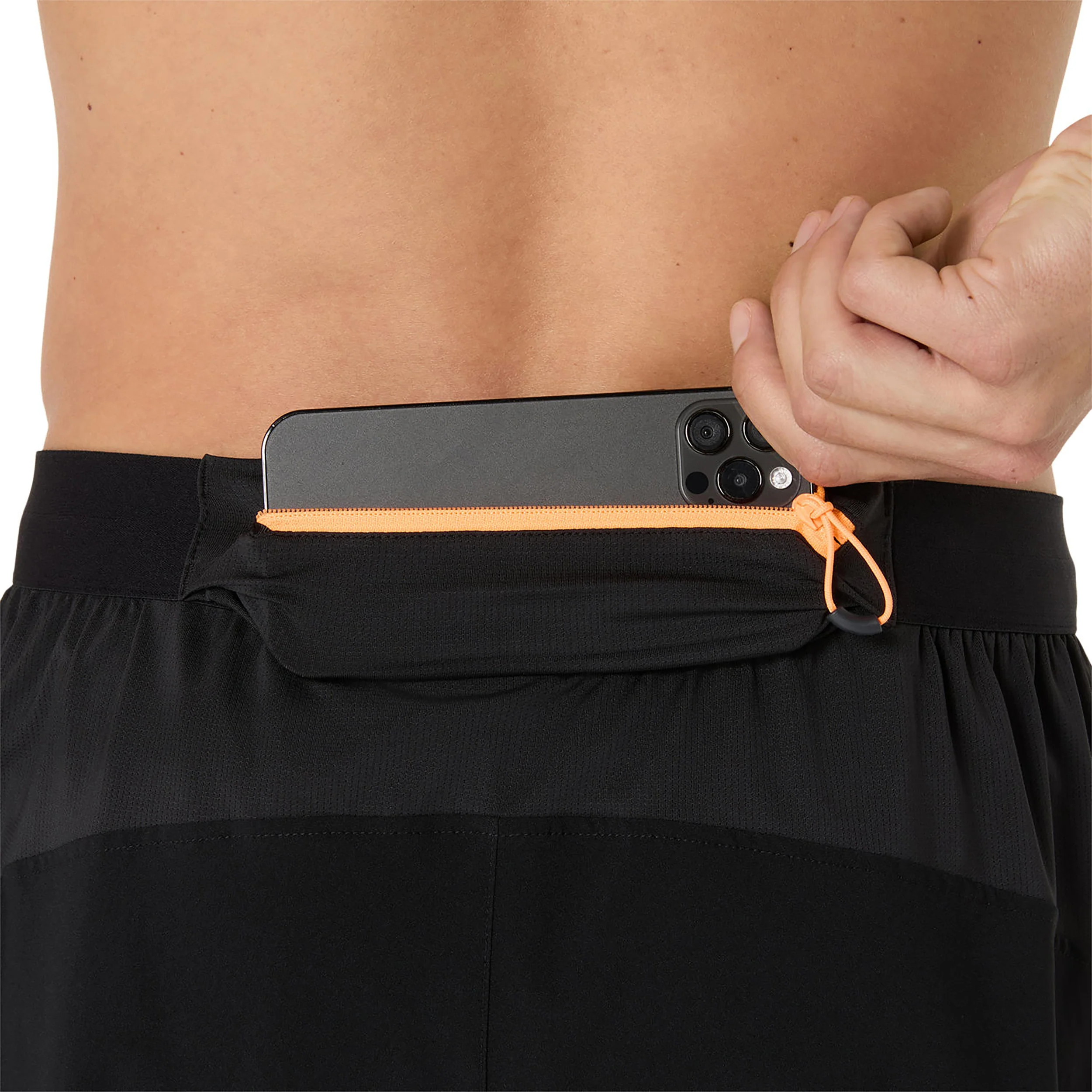 Fujitrail AOP 5in Laufshorts Herren-Schwarz - Image 7