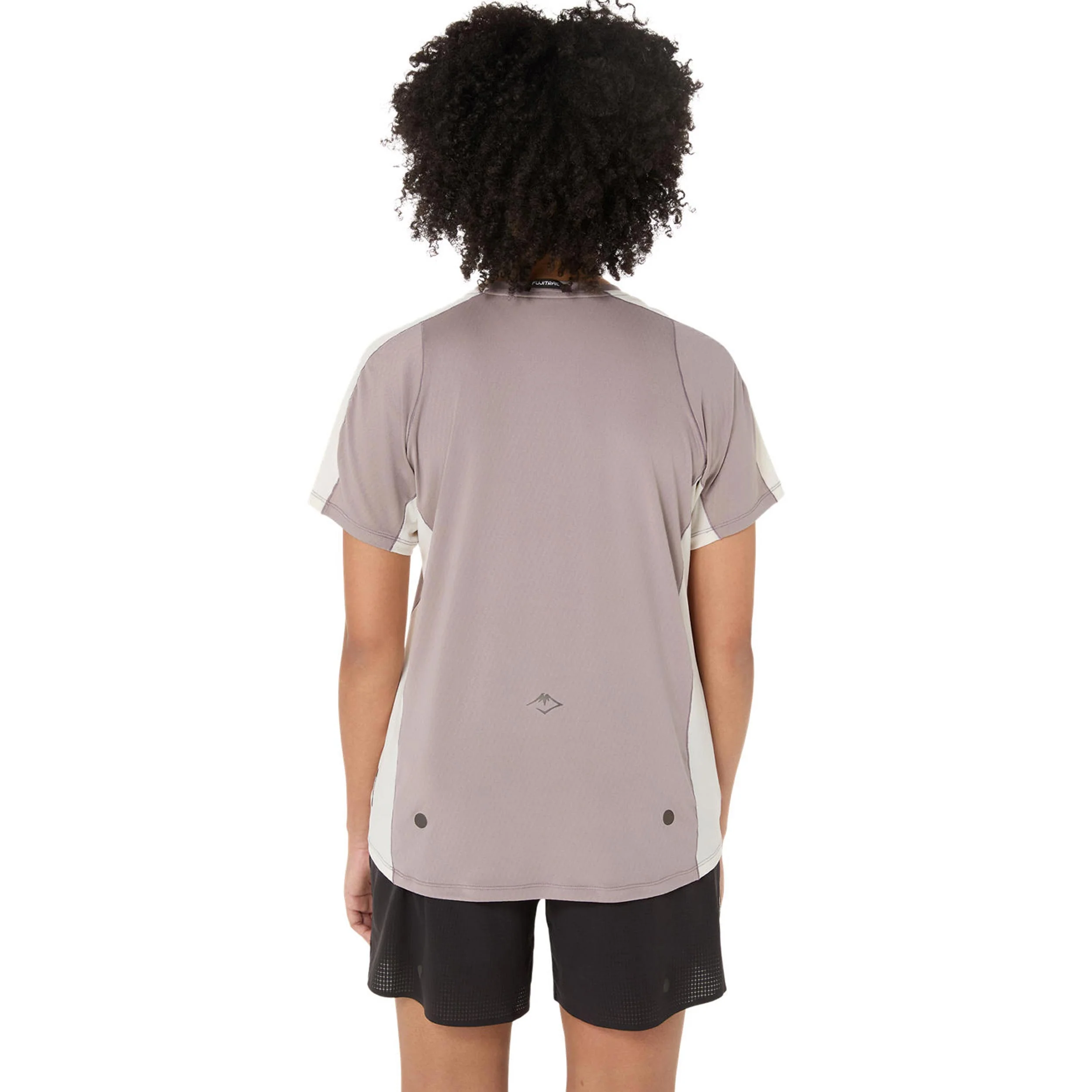 Fujitrail Elite Laufshirt Damen-grau, beige - Image 2