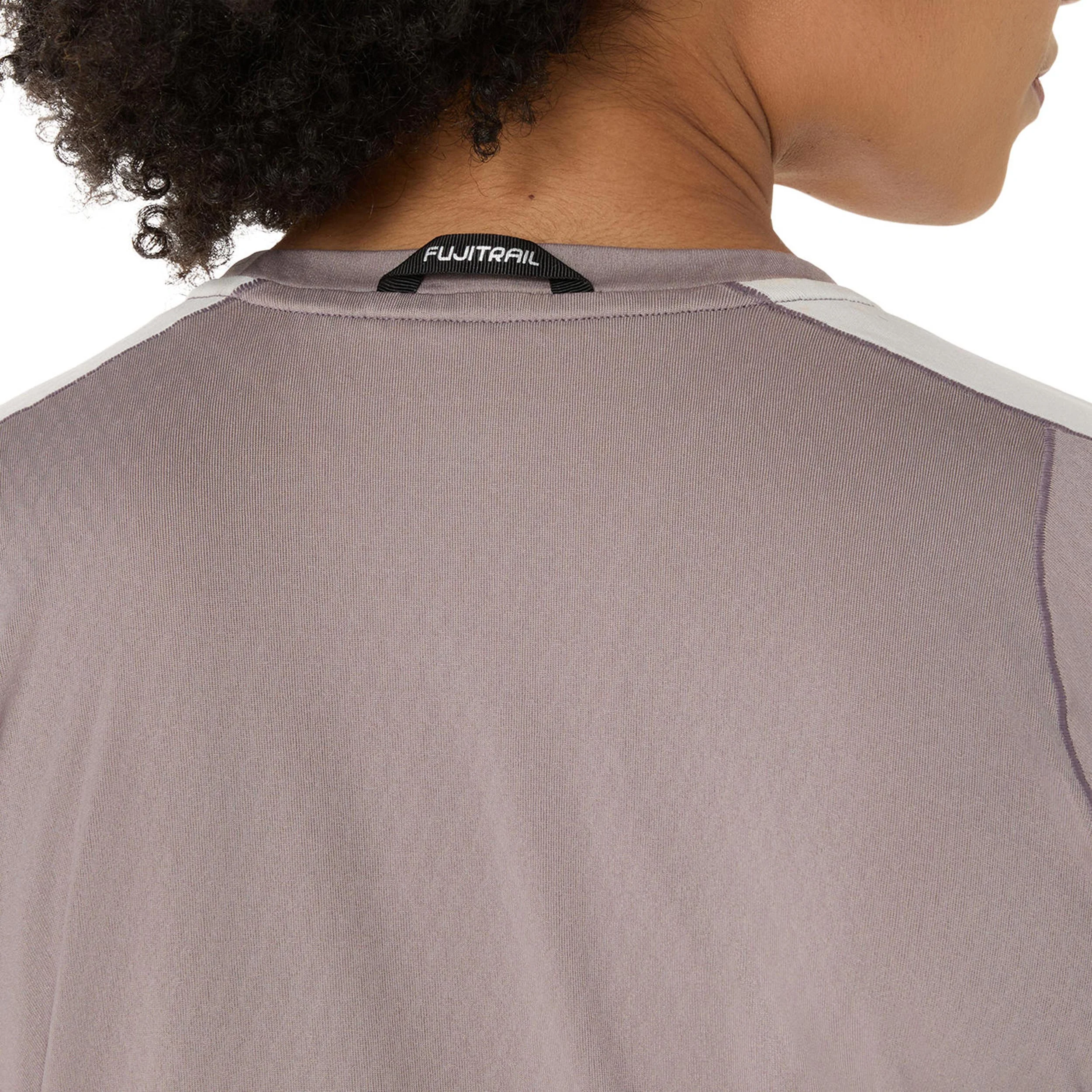 Fujitrail Elite Laufshirt Damen-grau, beige - Image 5