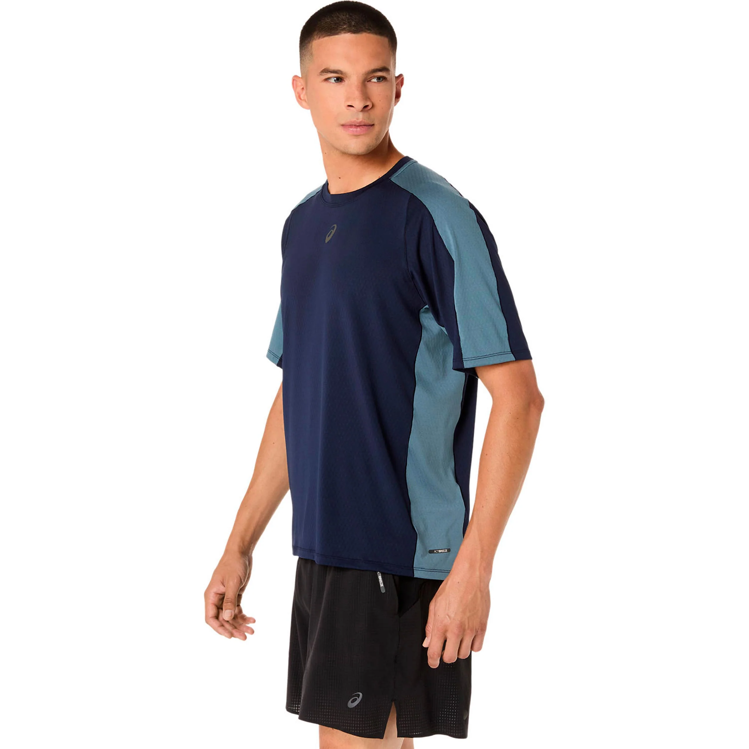 Fujitrail Elite Laufshirt Herren-dunkelblau, grau - Image 2