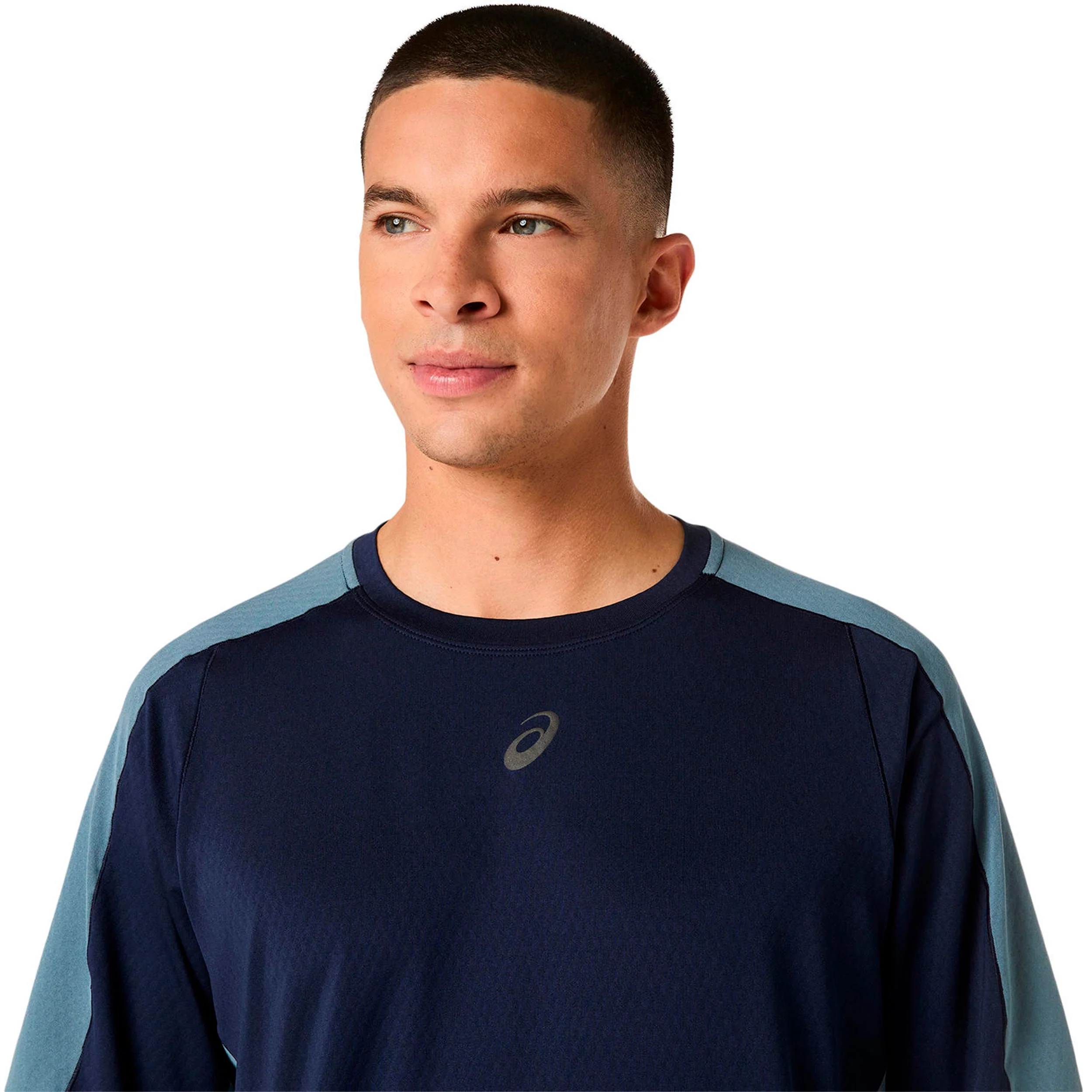 Fujitrail Elite Laufshirt Herren-dunkelblau, grau - Image 4