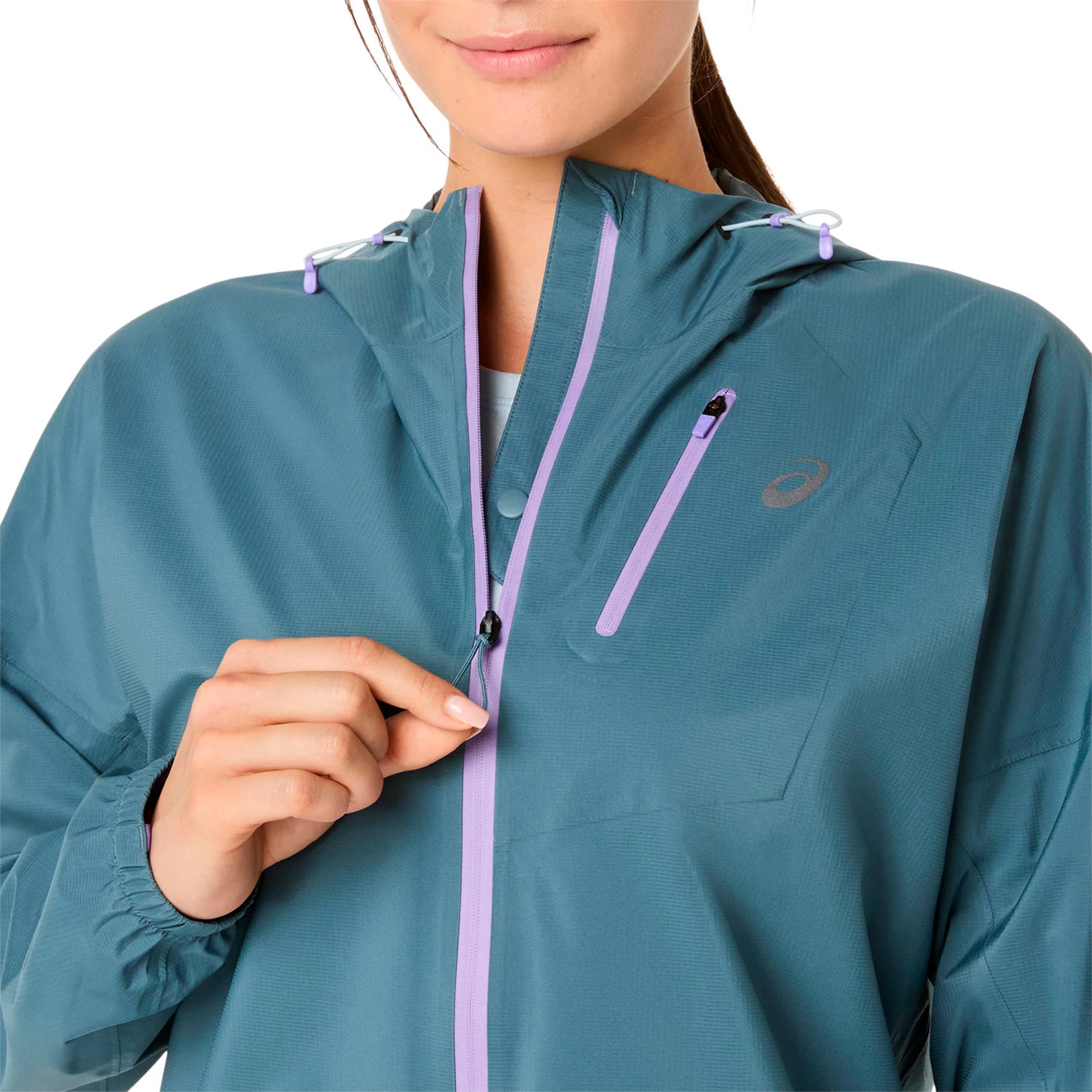 Fujitrail Elite Waterproof Laufjacke Damen-grau - Image 5