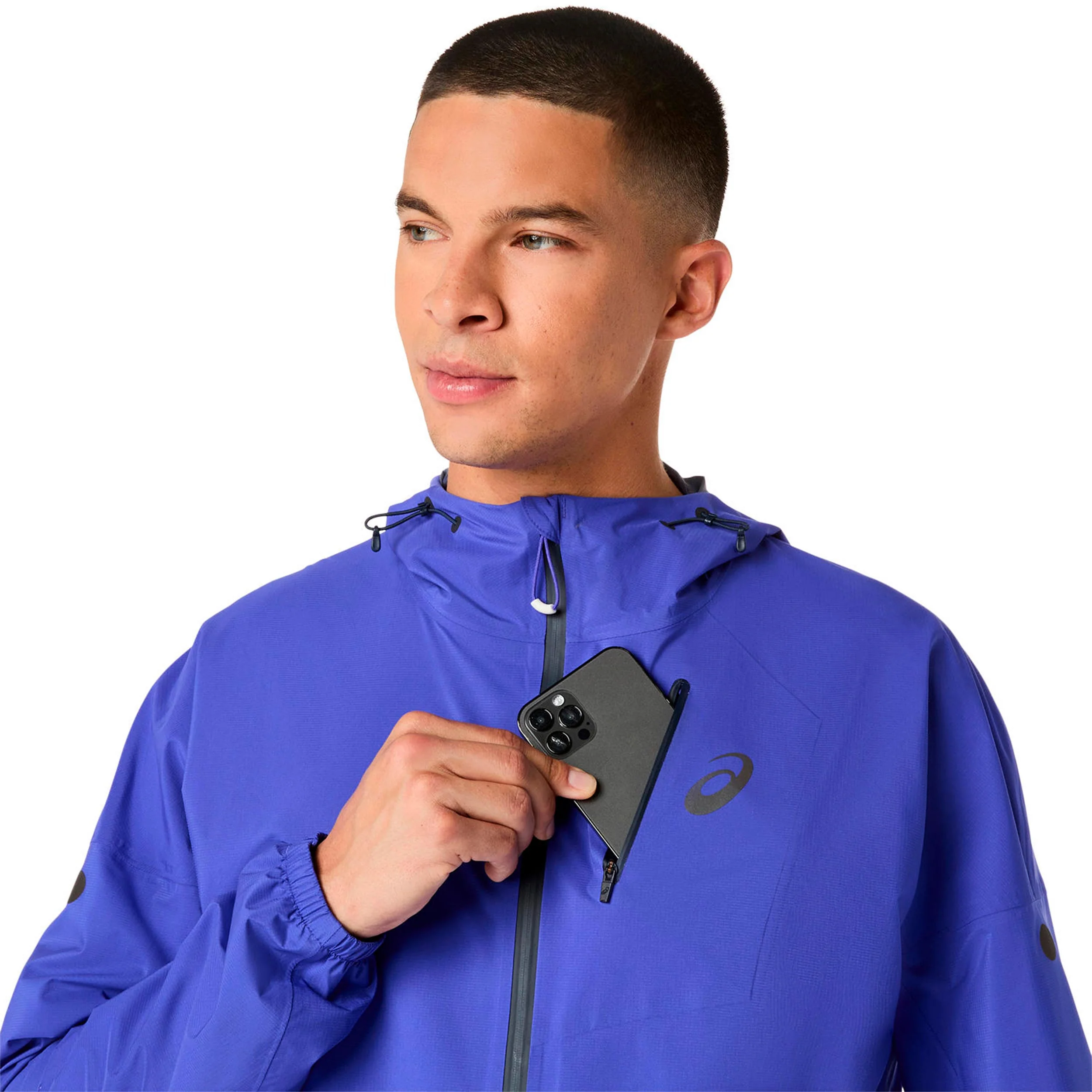 Fujitrail Elite Waterproof Laufjacke Herren-blau, dunkelblau - Image 4