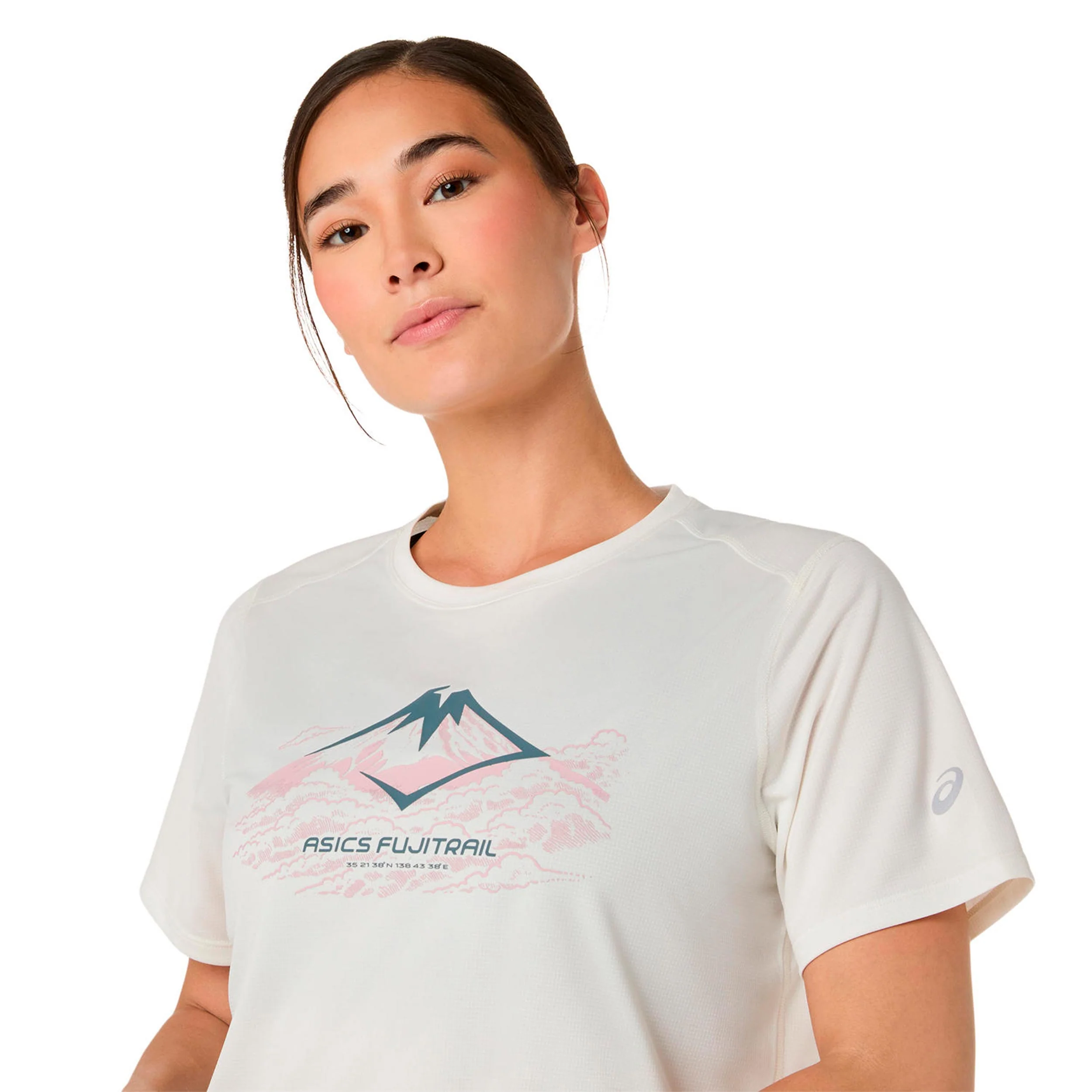 Fujitrail Laufshirt Damen-beige - Image 4