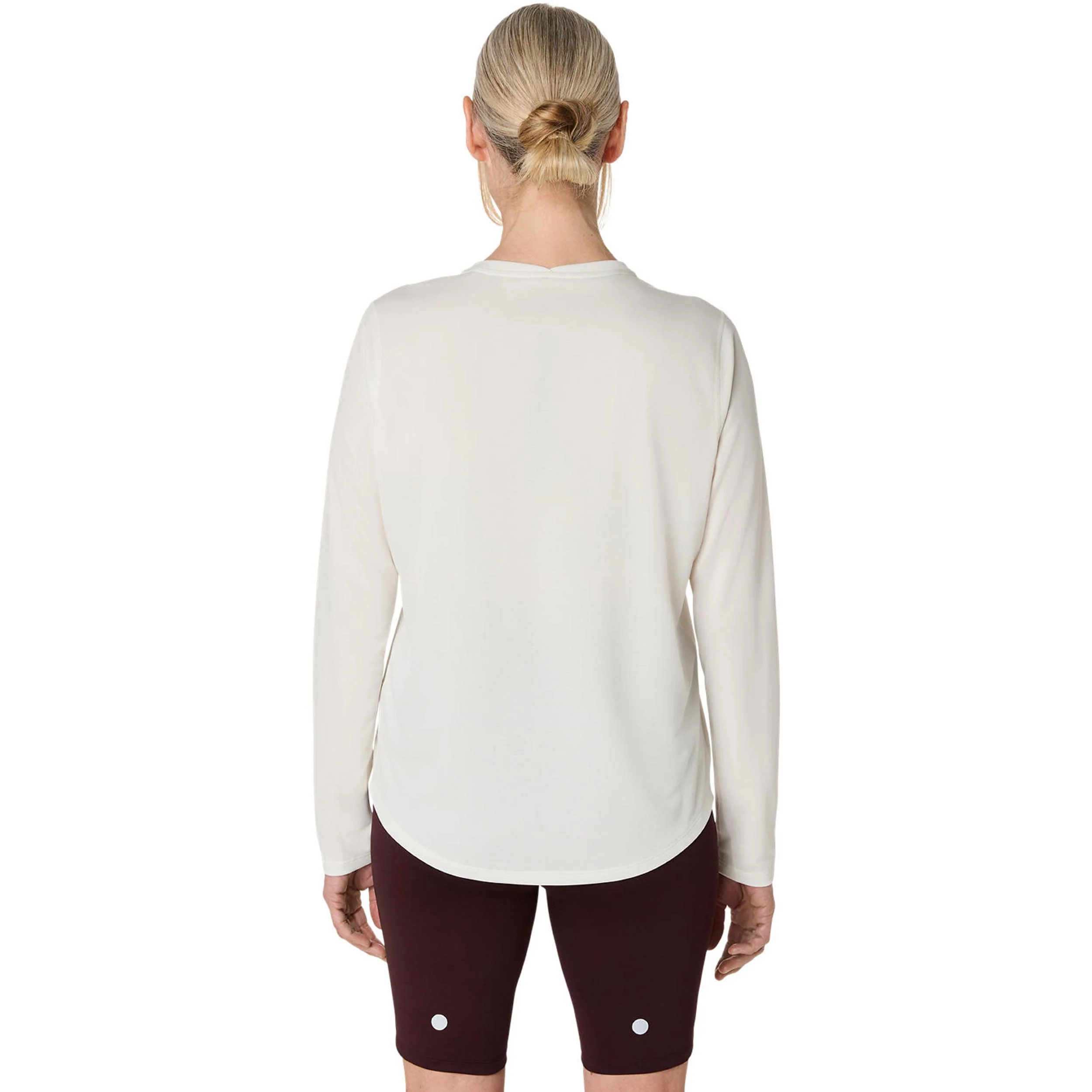 Fujitrail Logo Laufshirt Damen-Beige - Image 2