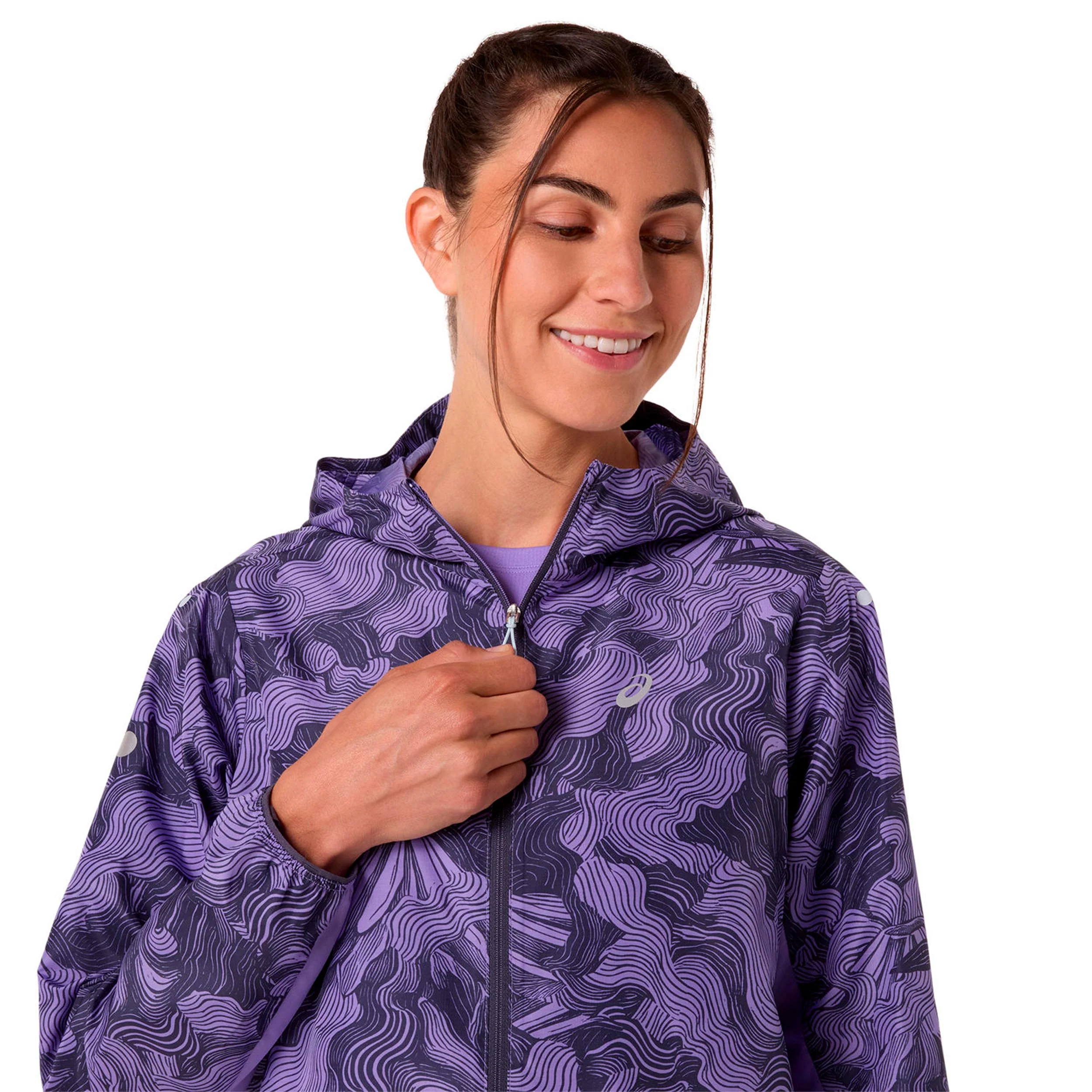 Fujitrail Packable Laufjacke Damen-lila - Image 4