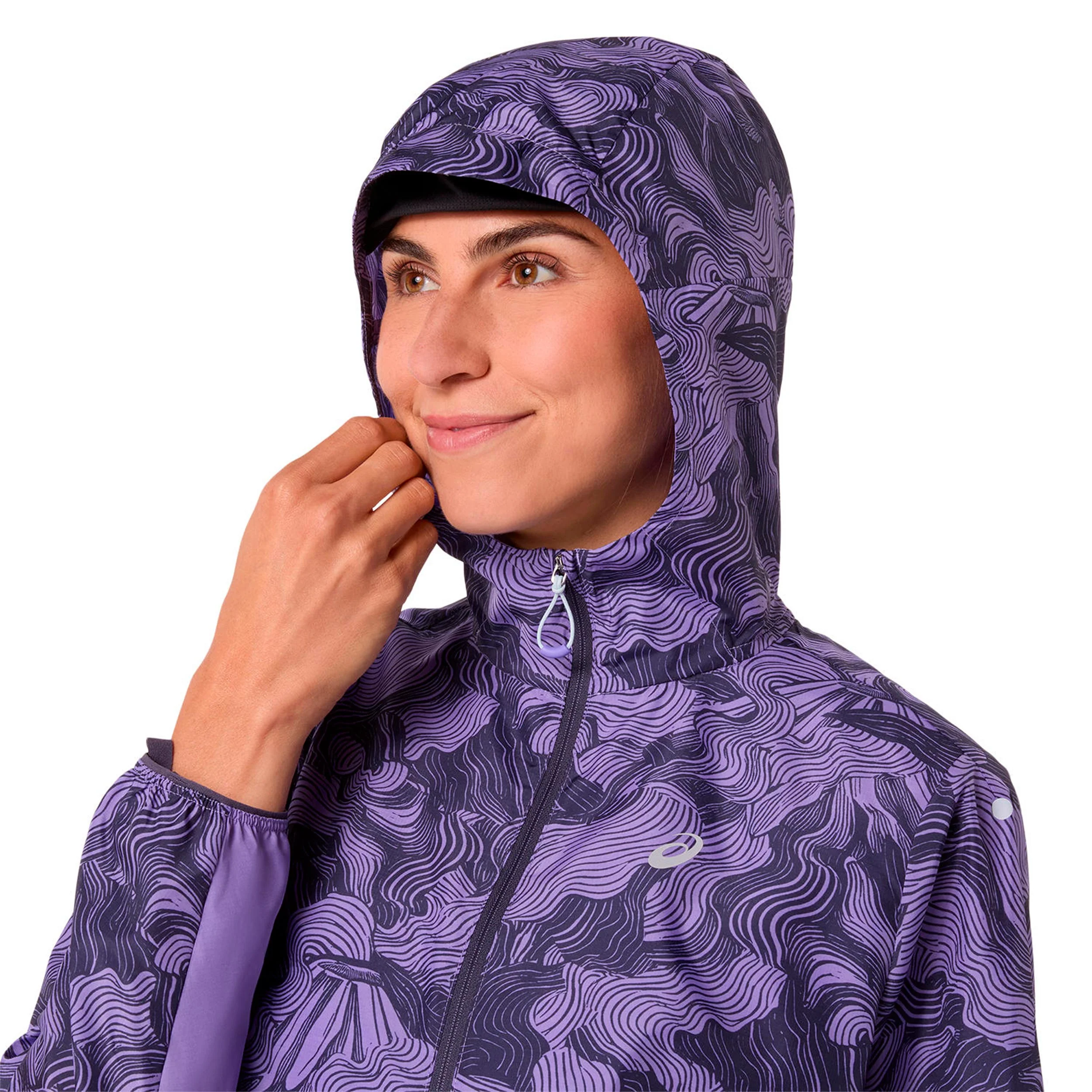 Fujitrail Packable Laufjacke Damen-lila - Image 7