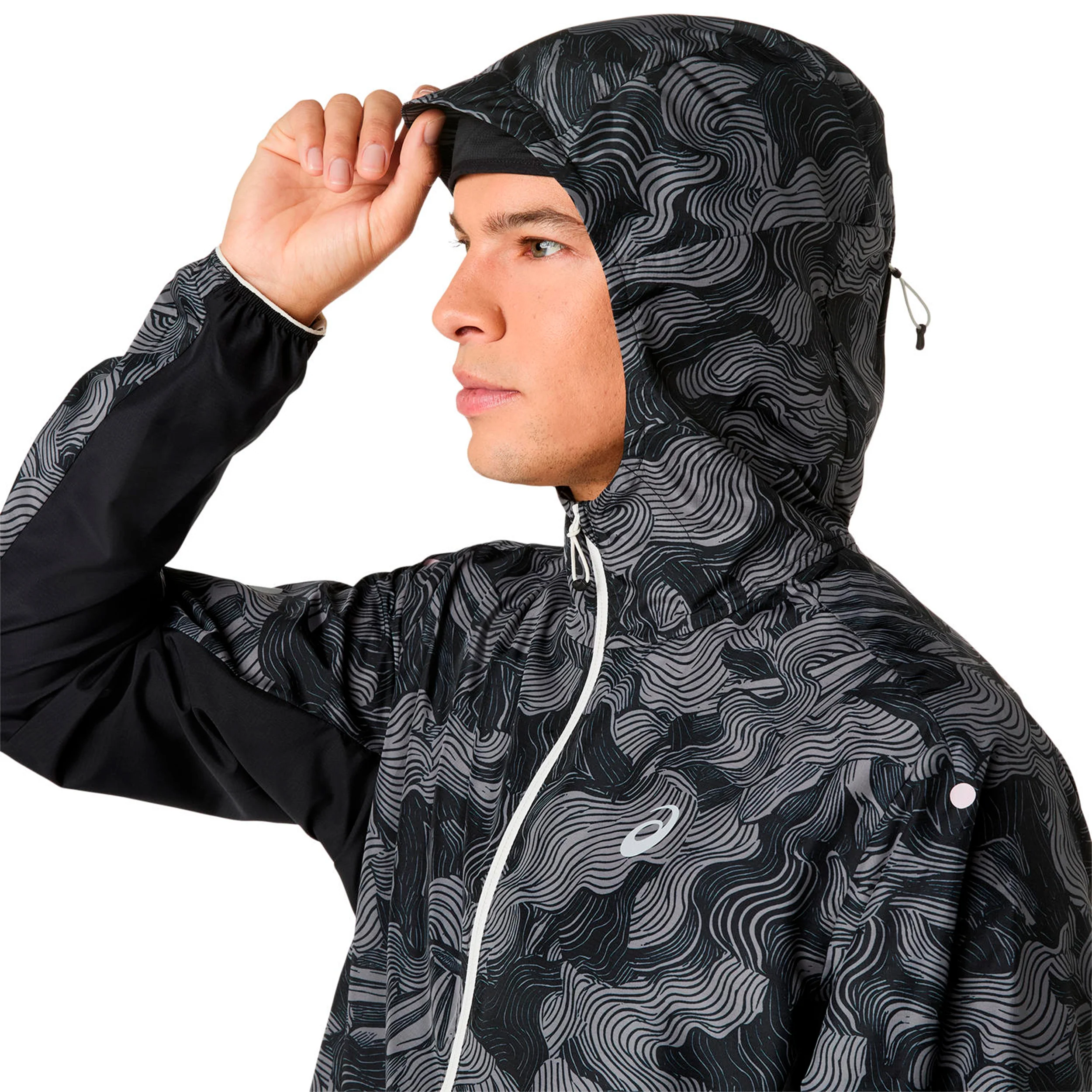 Fujitrail Packable Laufjacke Herren-schwarz - Image 6