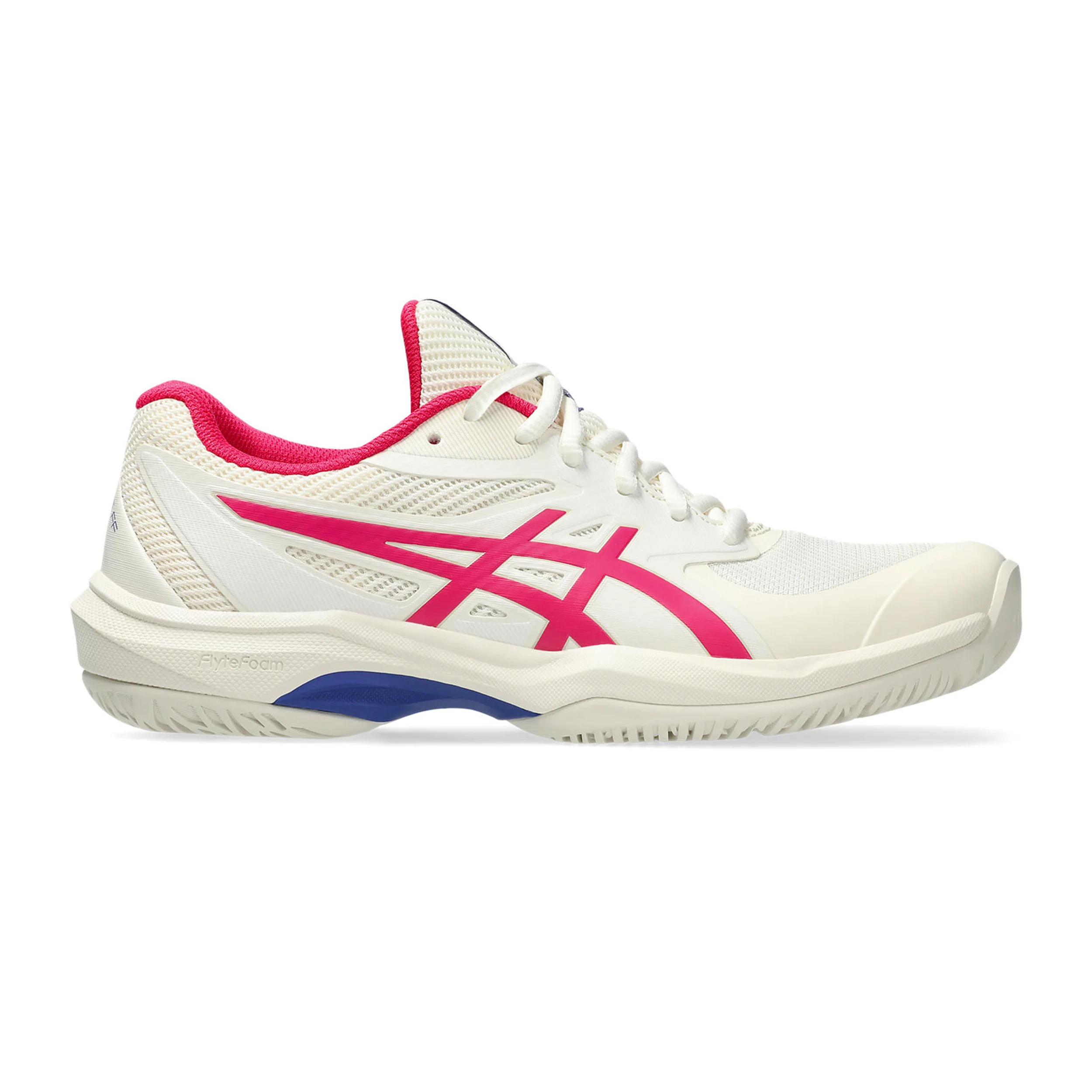 Game FF Allcourtschuh Damen-Creme,Berry