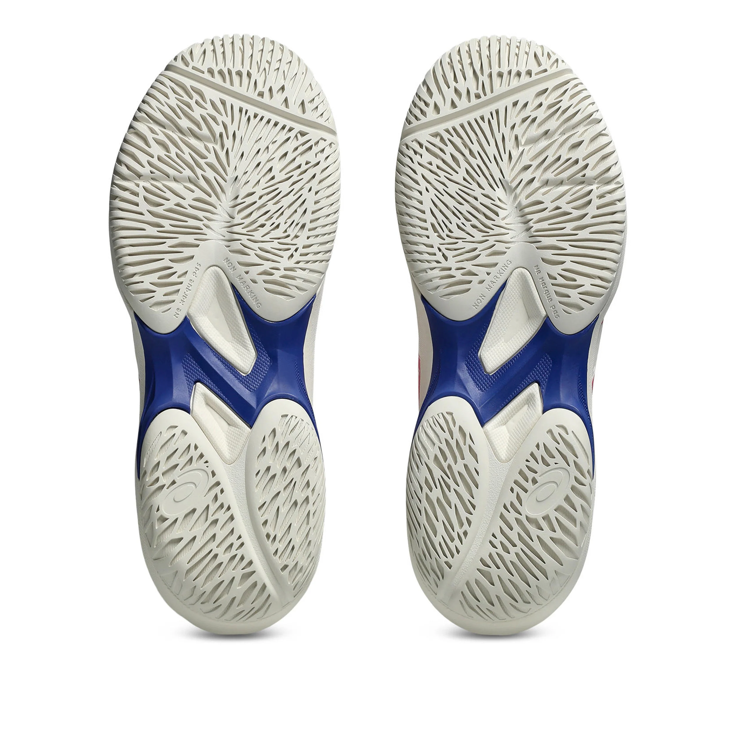 Game FF Allcourtschuh Damen-Creme,Berry - Image 4