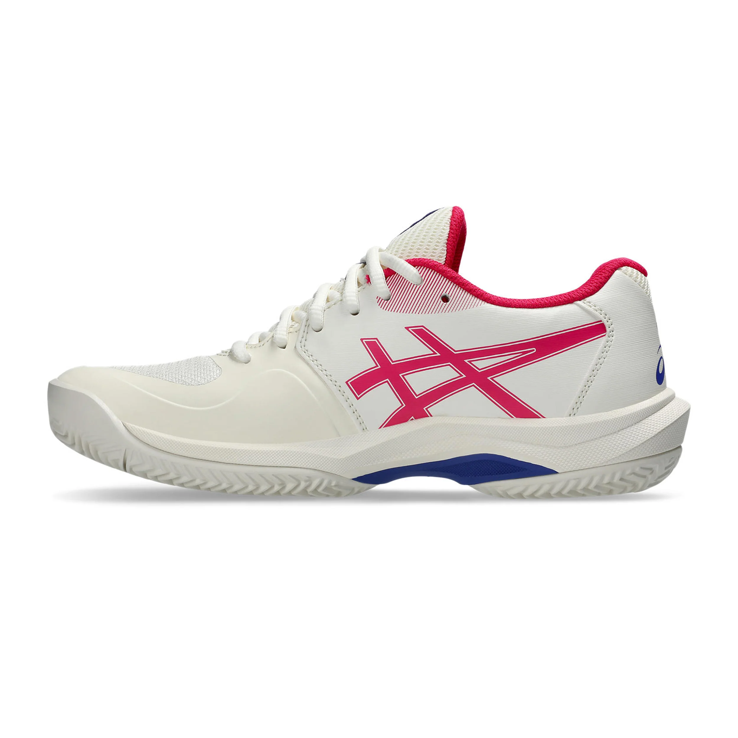 Game FF Sandplatzschuh Damen-Creme,Berry - Image 2