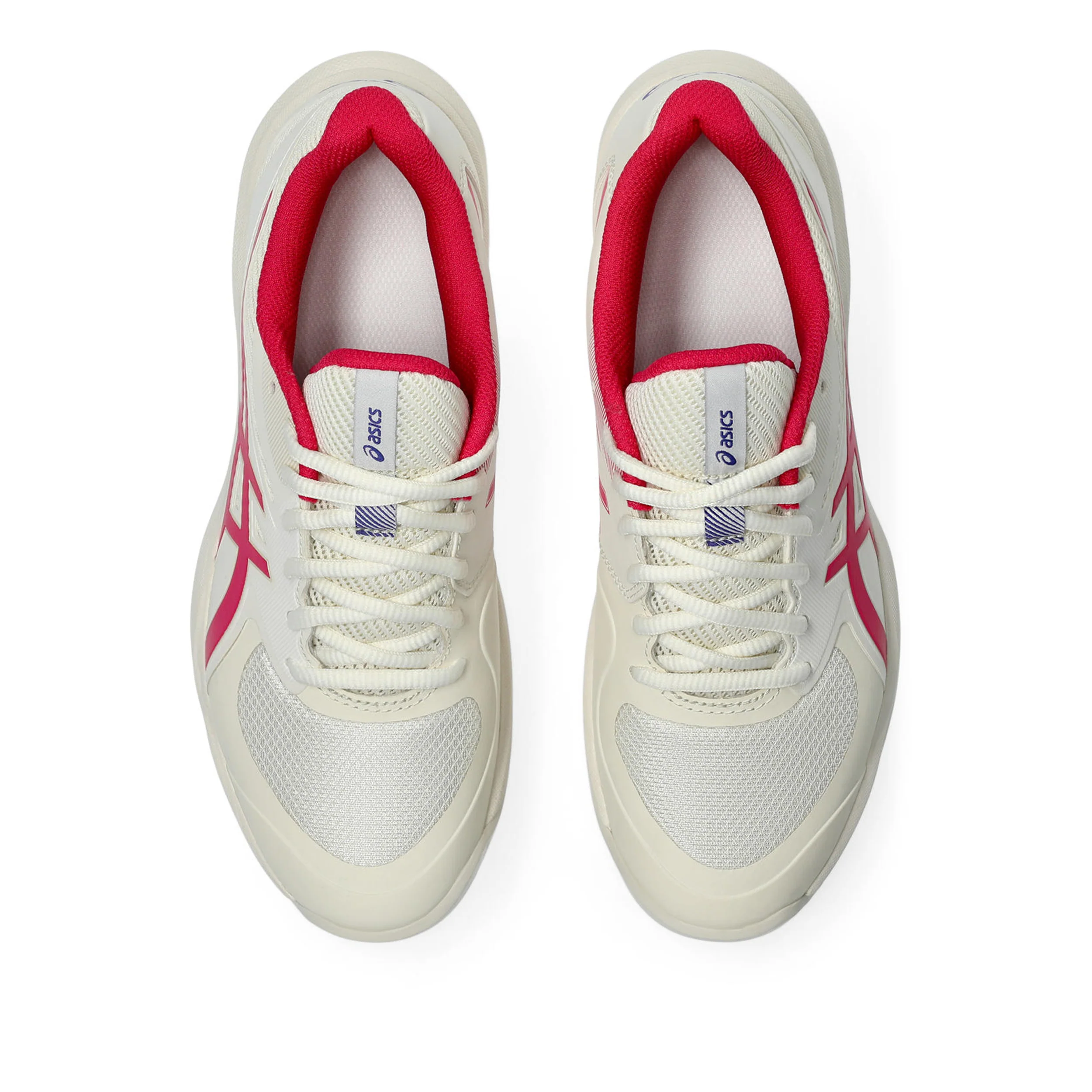 Game FF Sandplatzschuh Damen-Creme,Berry - Image 3