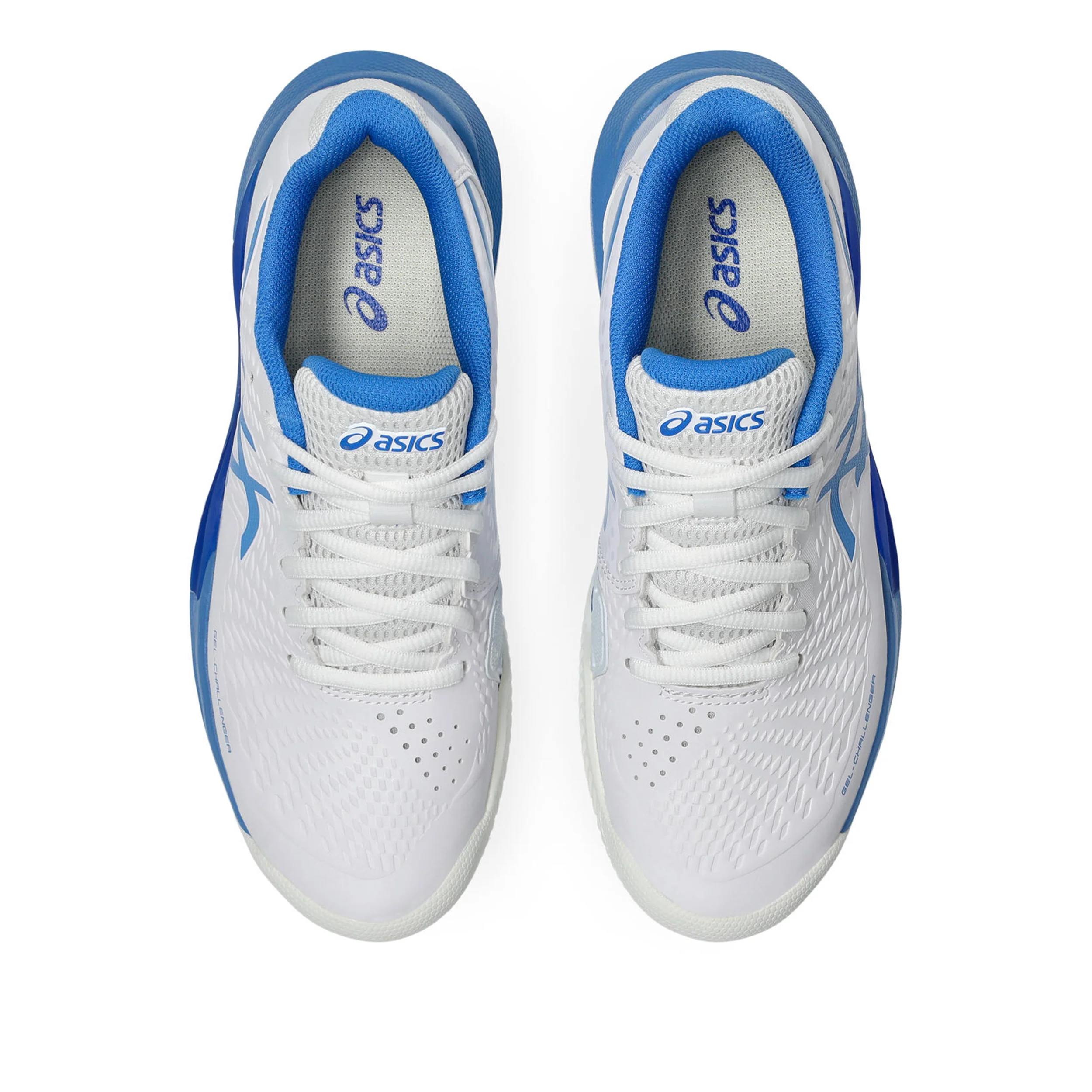 Gel-Challenger 14 Sandplatzschuh Damen - weiß, blau - Image 3
