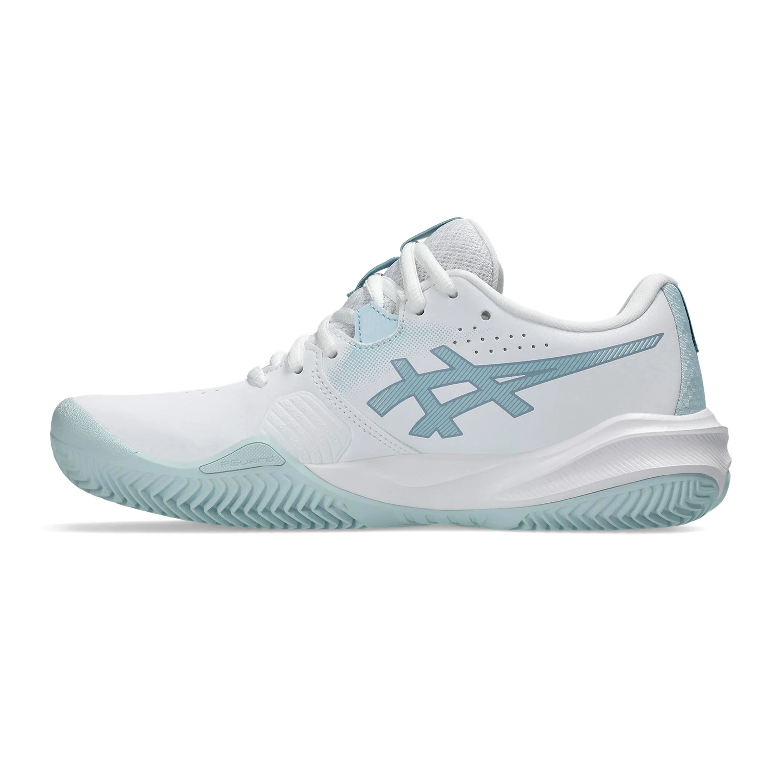 Gel-Challenger 15 Clay Sandplatzschuh Damen - weiß, hellblau - Image 2