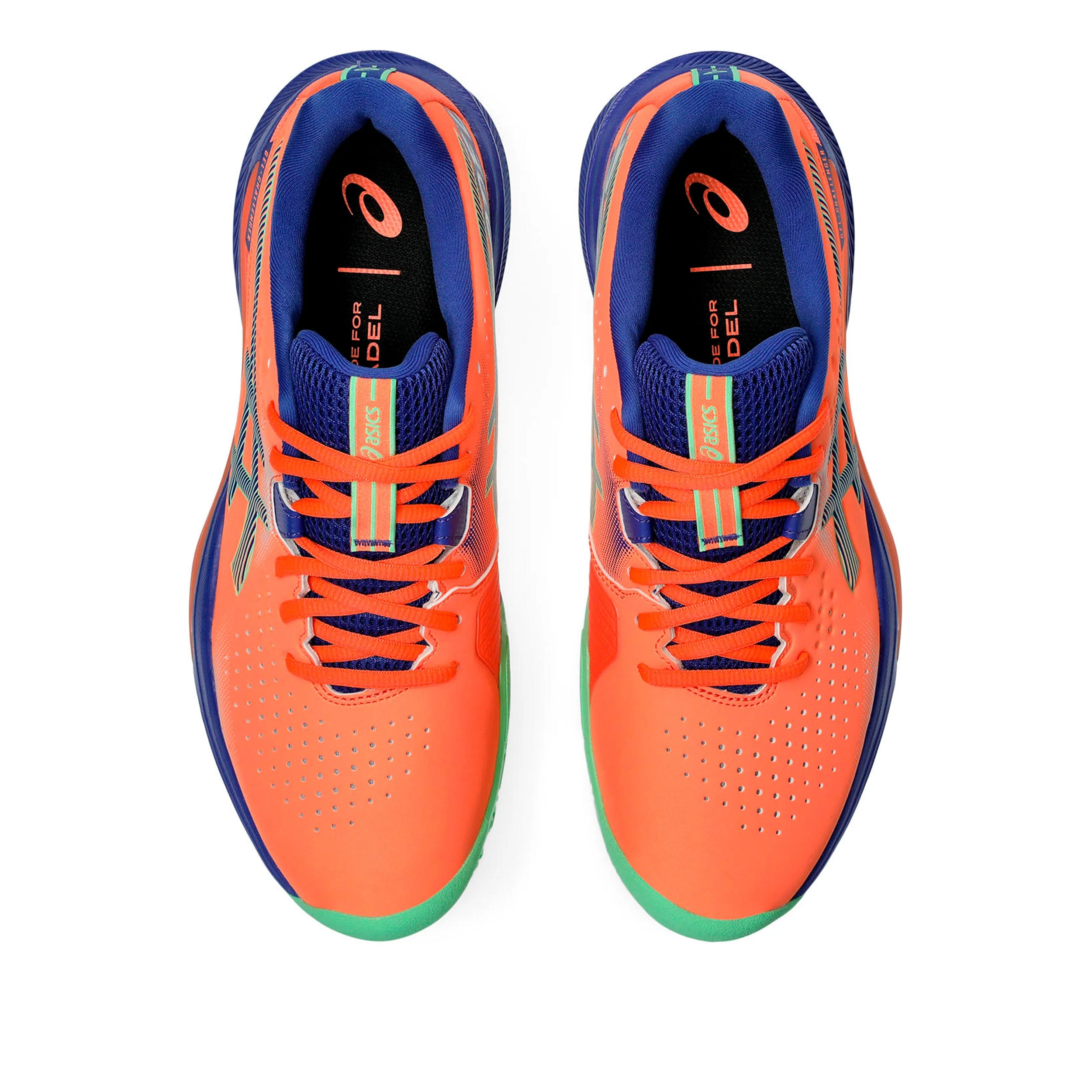 Gel-Challenger 15 Padelschuh Herren - koralle, blau - Image 3