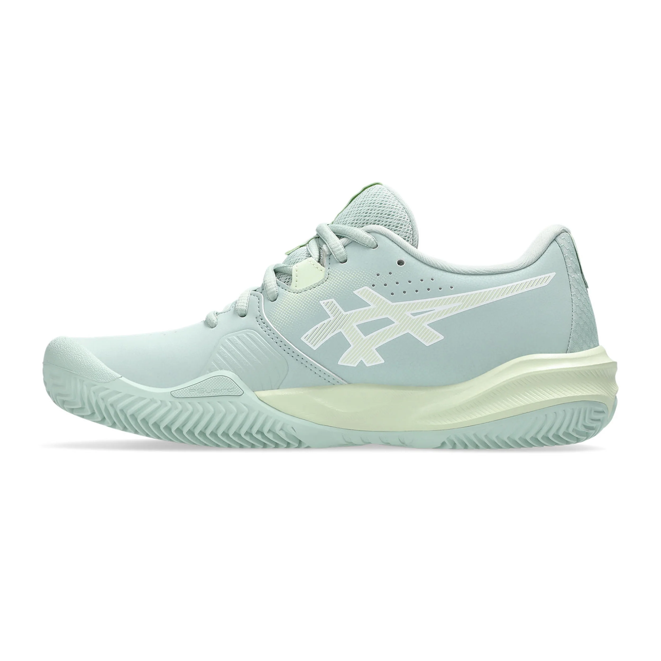 Gel-Challenger 15 Sandplatzschuh Damen-Blaugrau,Limette - Image 2