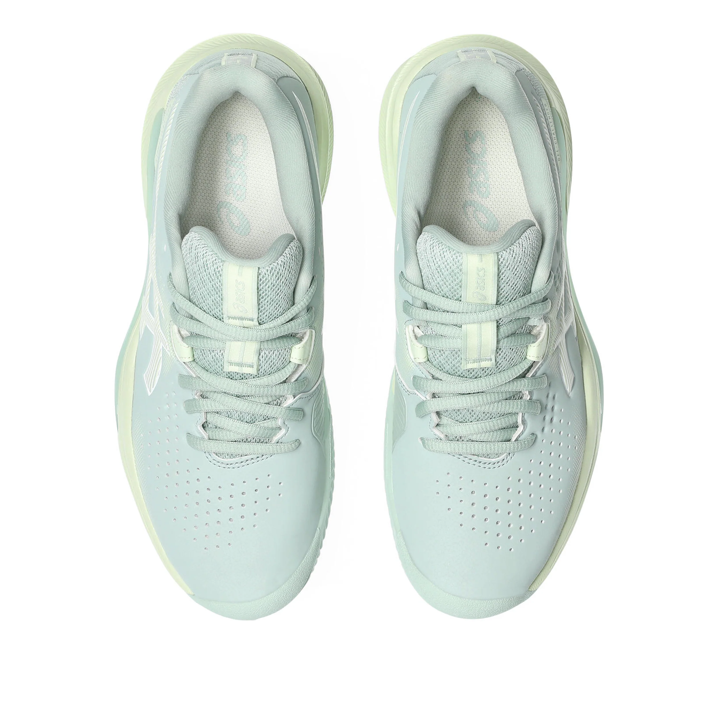 Gel-Challenger 15 Sandplatzschuh Damen-Blaugrau,Limette - Image 3