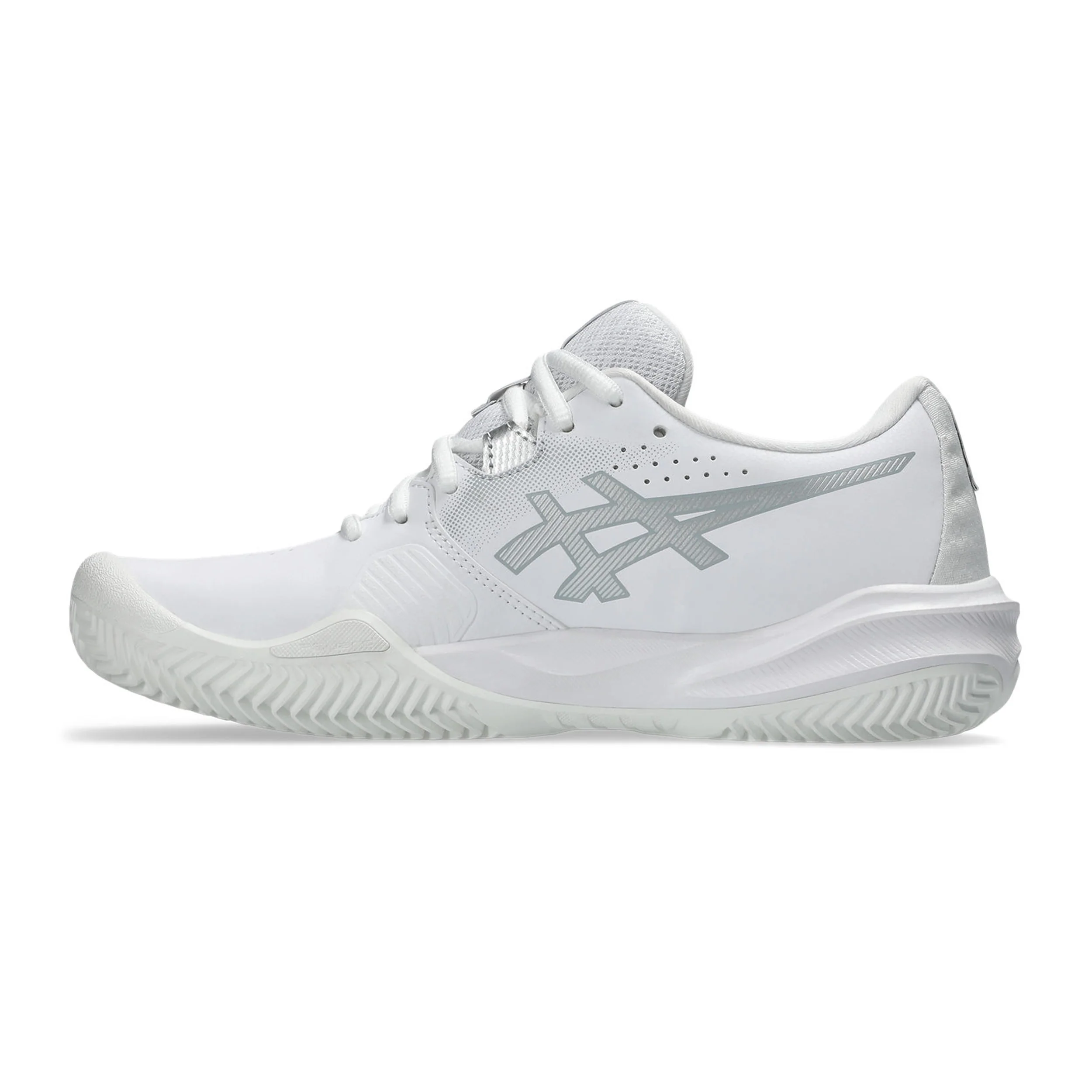 Gel-Challenger 15 Sandplatzschuh Damen-Weiß,Silber - Image 2